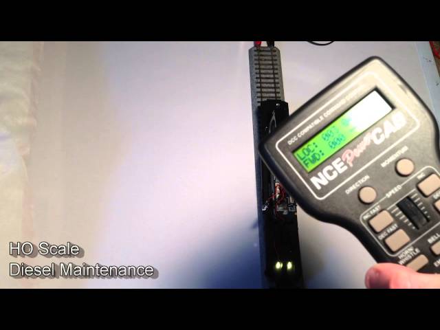 HO Scale Diesel Maintenance