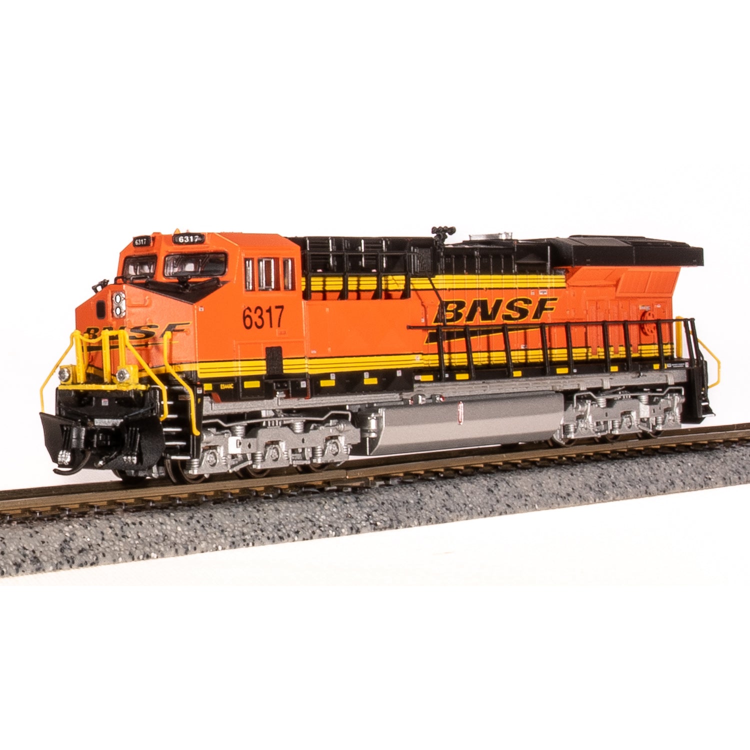 Broadway Ltd 7298 N Scale NS GE ES44AC Black & White Paragon4