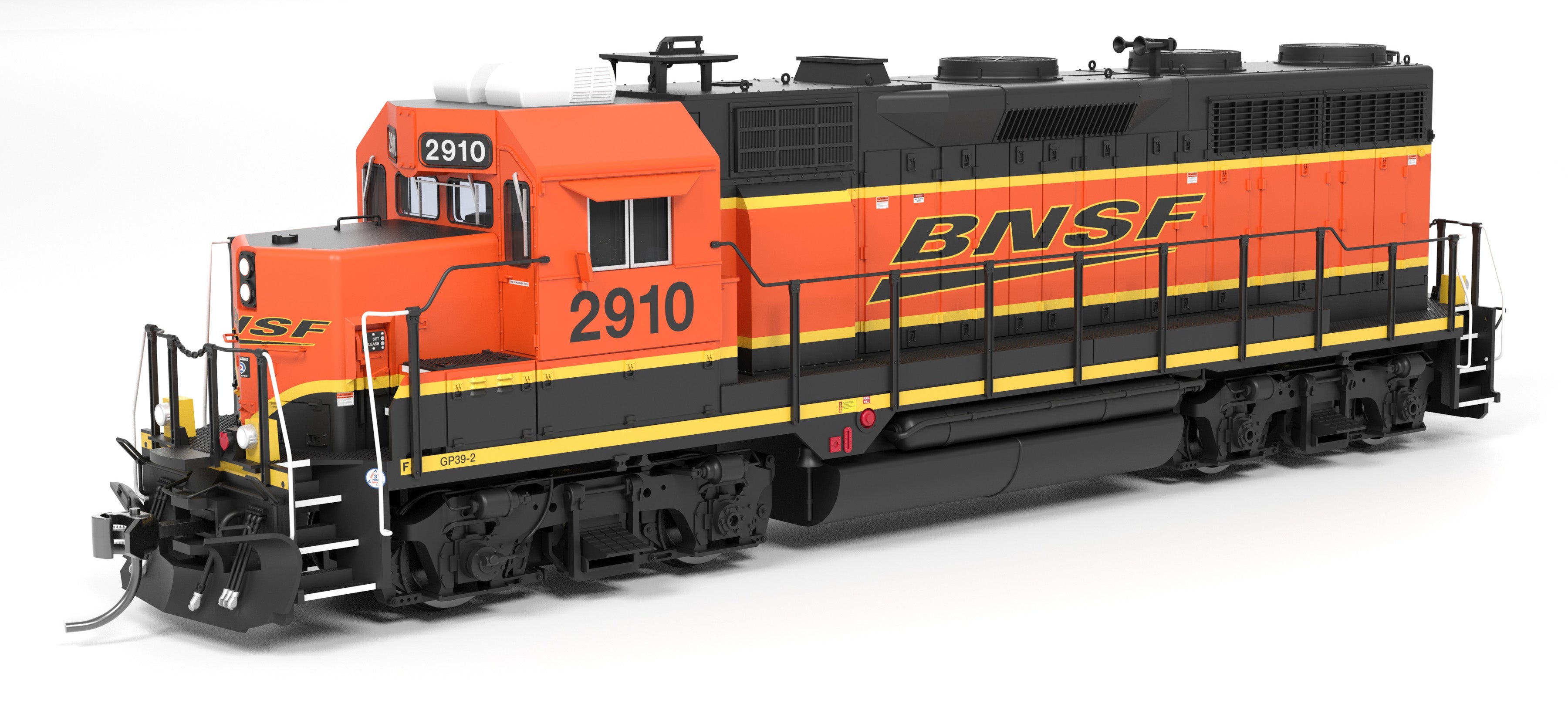 10004 EMD GP35 (GP39-2), BNSF 2927, Modern Appearance, No-Sound / DCC-Ready, HO
