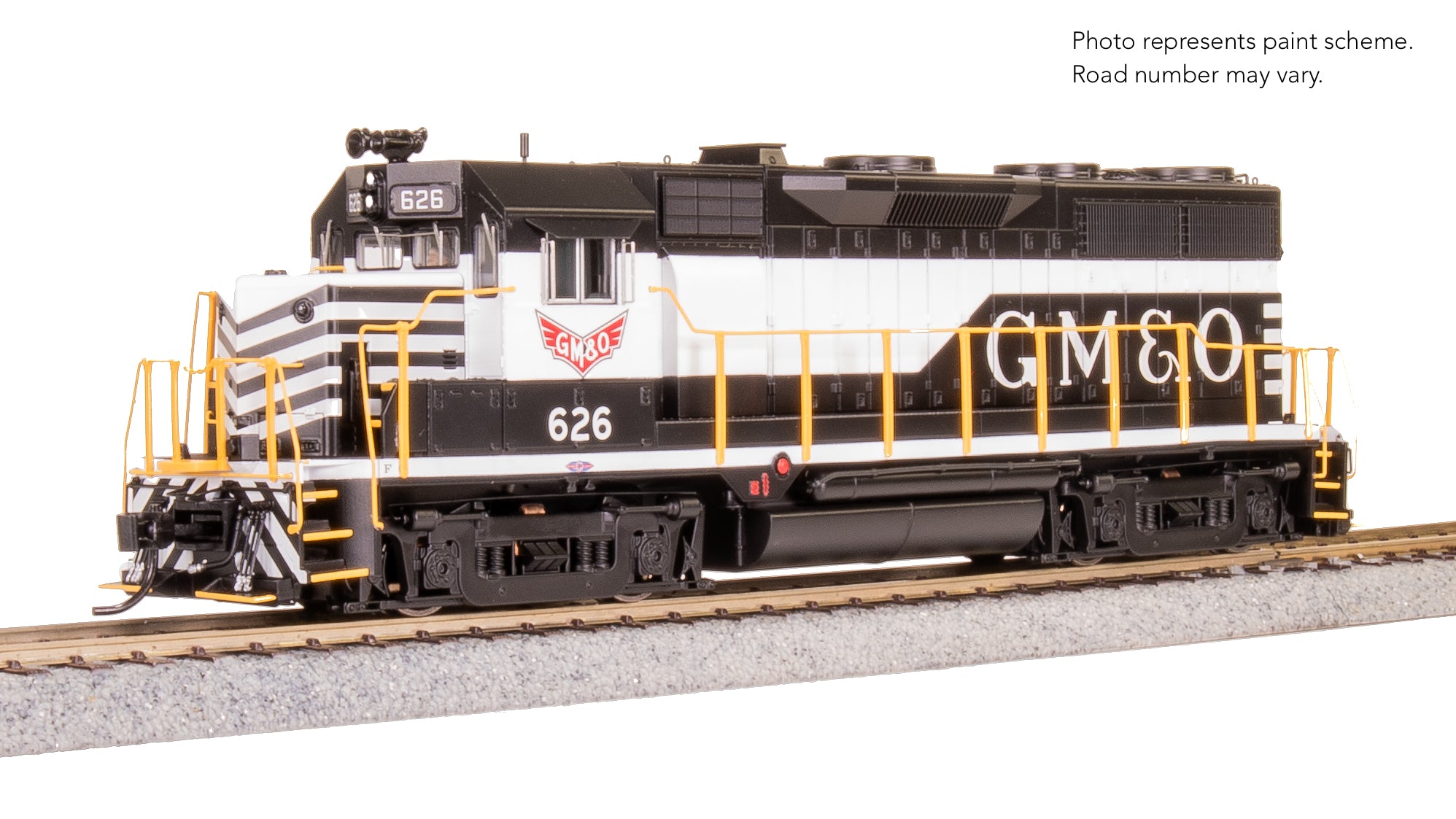 10016 EMD GP35, GM&O 633, As-Delivered Scheme, No-Sound / DCC-Ready, HO