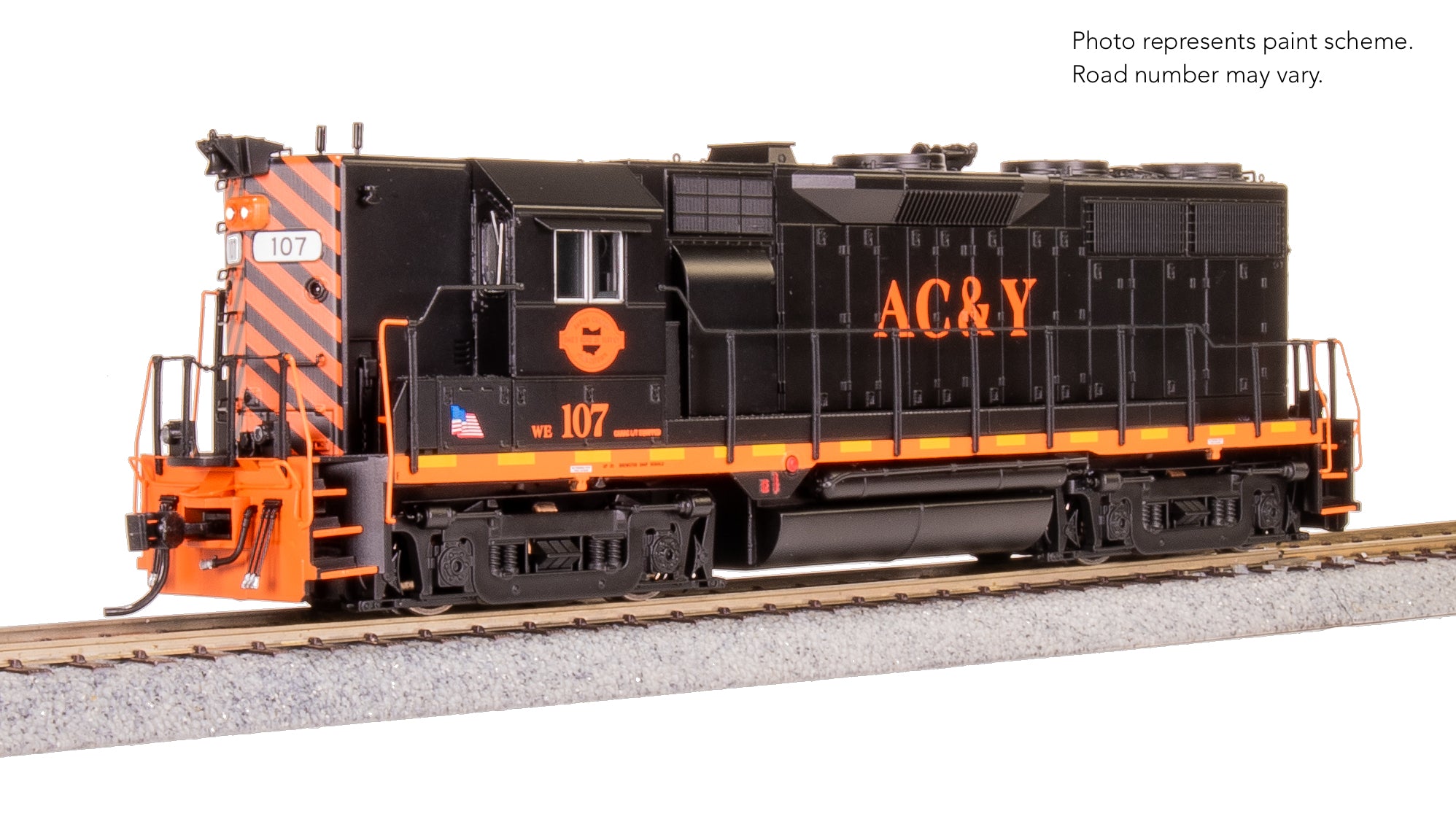 10033 EMD GP35, AC&Y High Hood #107, Paragon4 Sound/DC/DCC, HO (Hobby Express Exclusive)