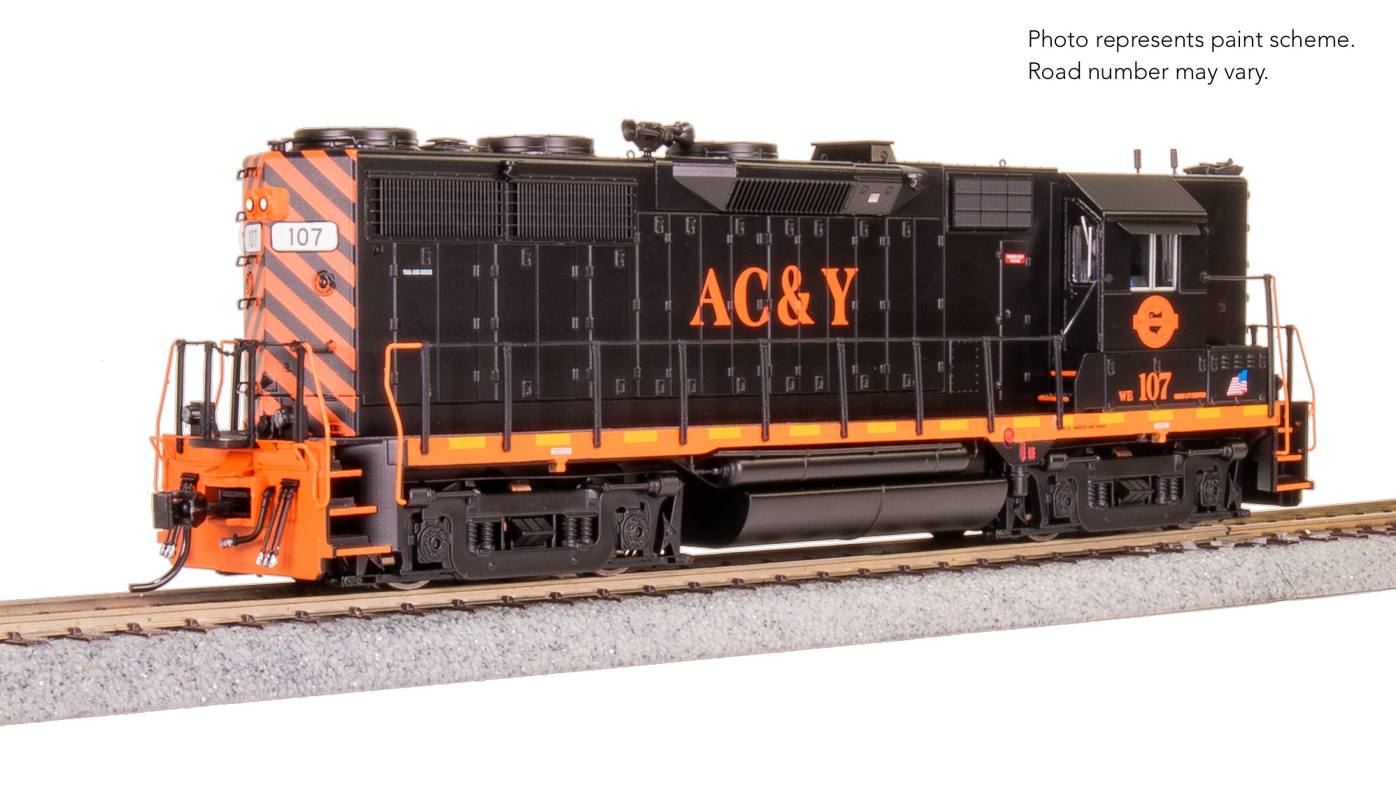 10033 EMD GP35, AC&Y High Hood #107, Paragon4 Sound/DC/DCC, HO (Hobby Express Exclusive)