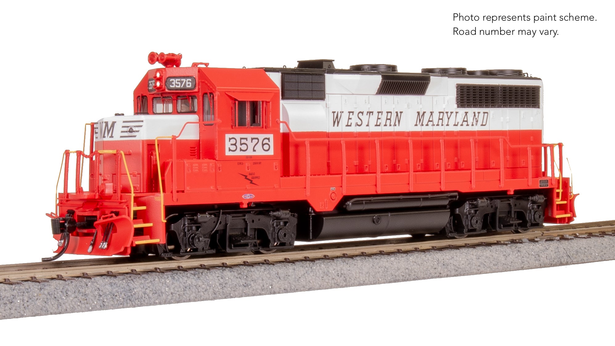 10038 EMD GP35, WM 3580, Circus Paint Scheme, Paragon4 Sound/DC/DCC, HO (Hobby Express Exclusive)