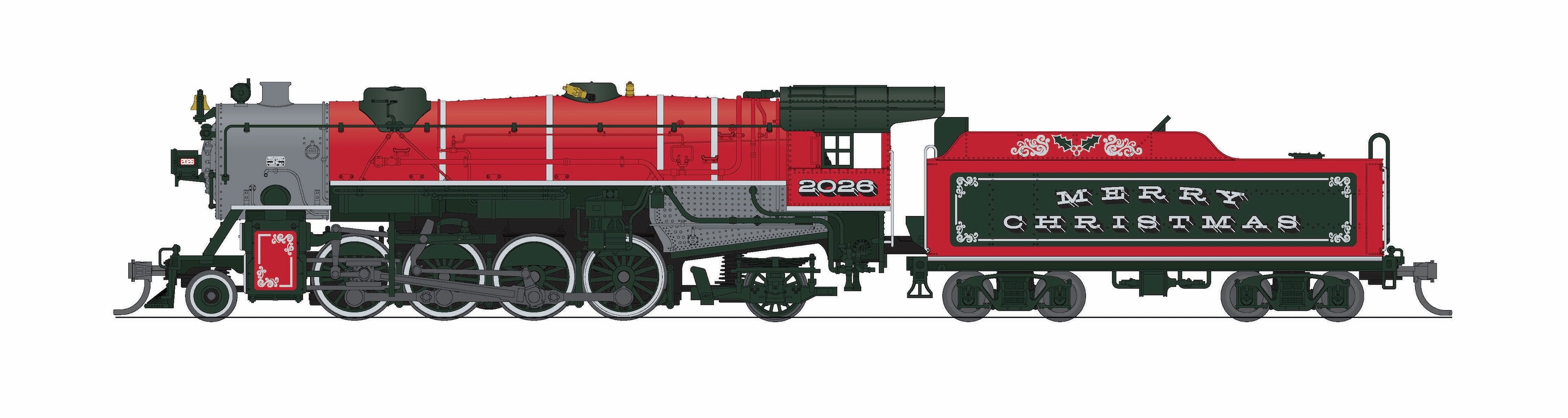 10063 USRA Heavy Mikado, Christmas 2026, No-Sound / DCC-Ready, N