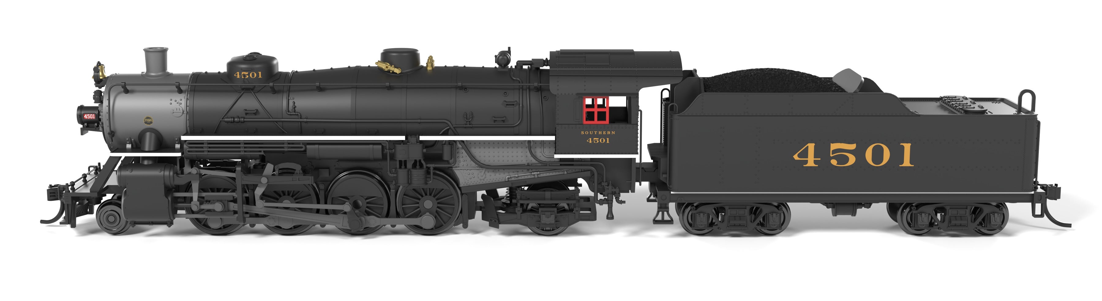 10089 USRA Light Mikado, SOU 4501, Black Boiler, No-Sound / DCC-Ready, N