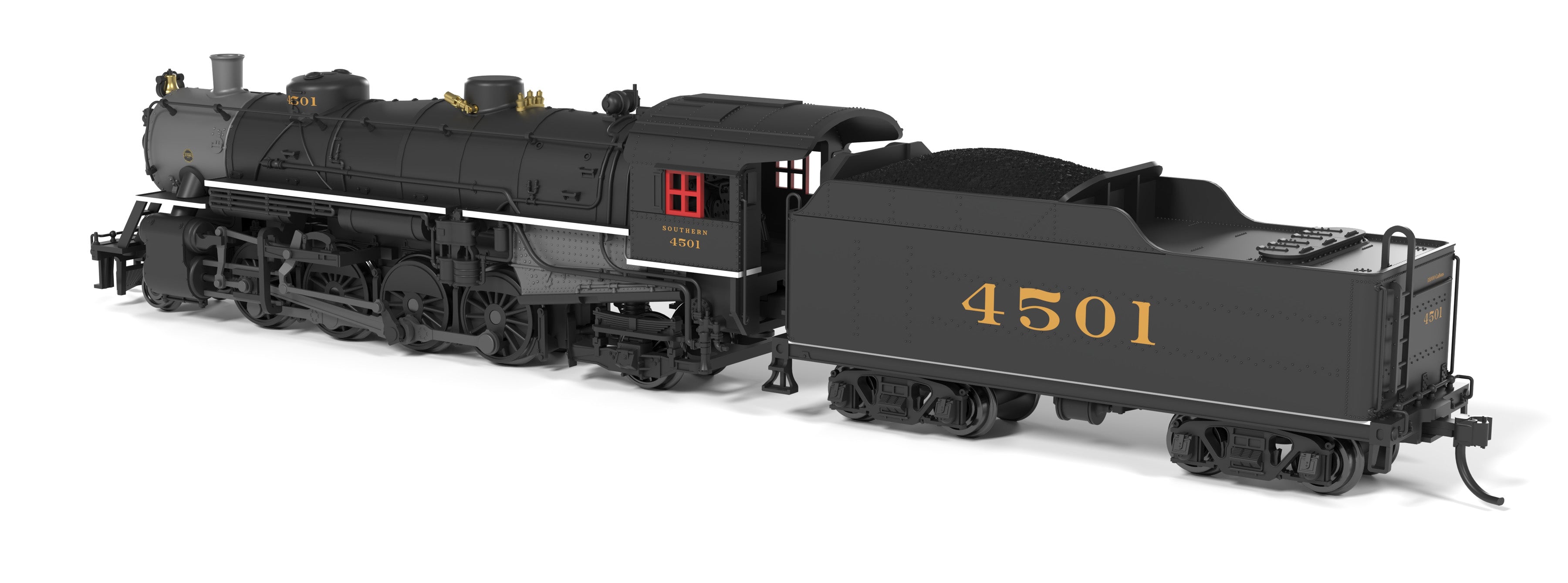 10089 USRA Light Mikado, SOU 4501, Black Boiler, No-Sound / DCC-Ready, N