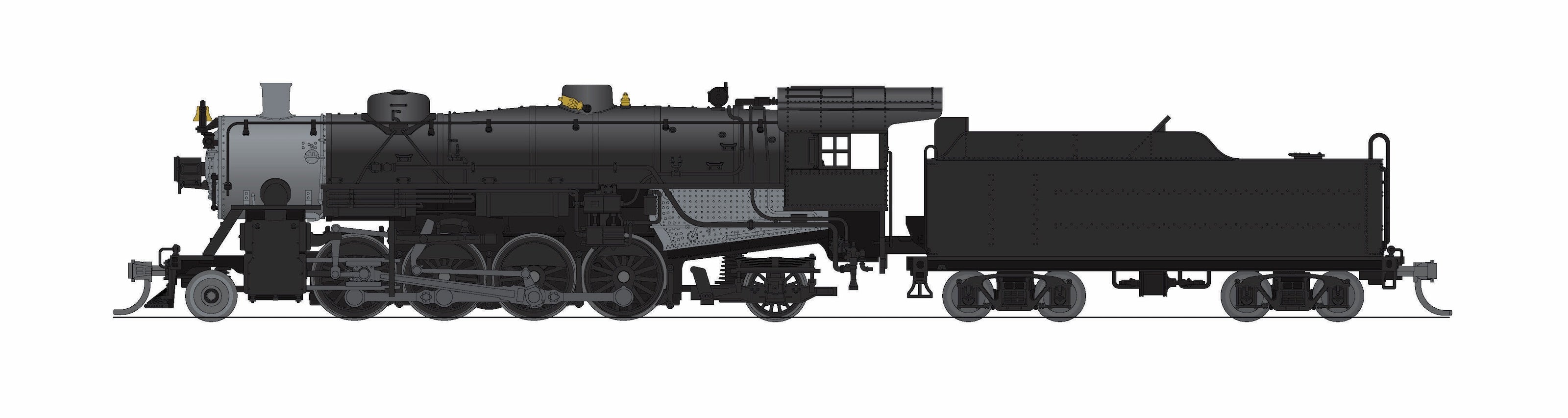 10095 USRA Light Mikado, Unlettered, No-Sound / DCC-Ready, N
