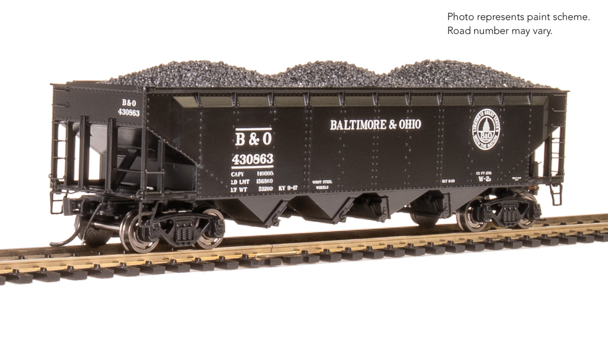 10130 ARA 70-ton 4-Bay Hopper, B&O W2b, "13 Great States", 6-pack A, HO