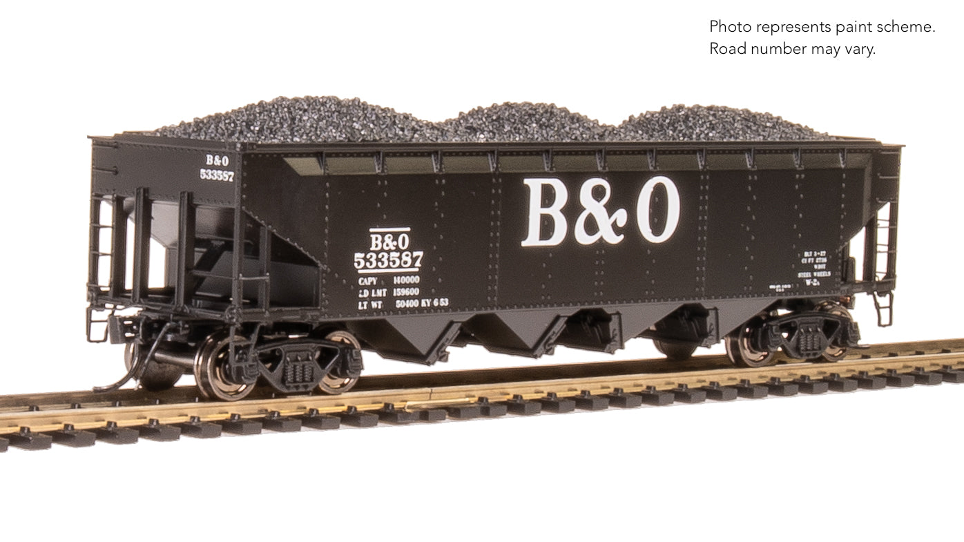 10133 ARA 70-ton 4-Bay Hopper, B&O W2b, Big "B&O" Scheme, 6-pack B, HO