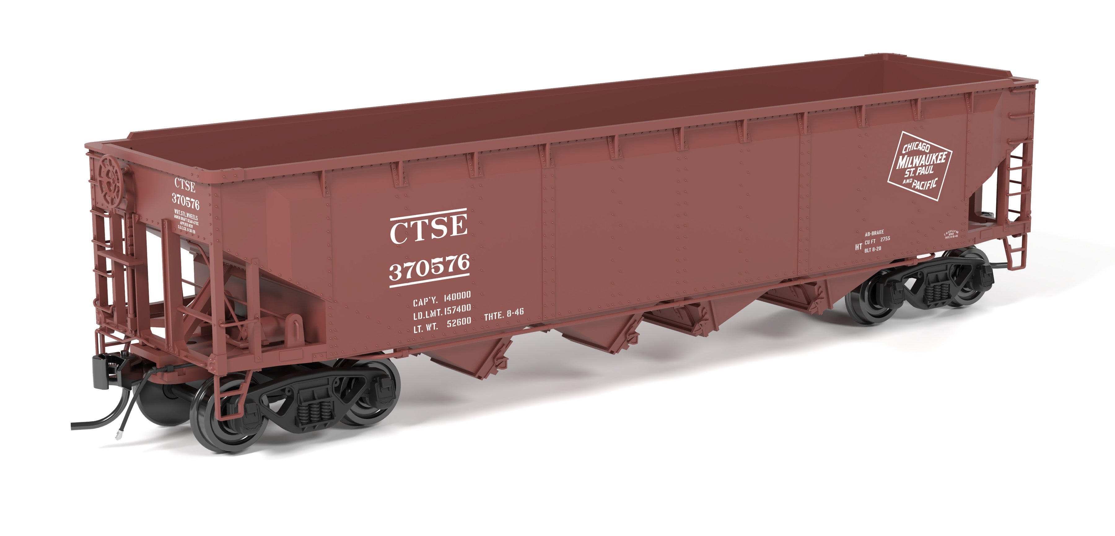 10142 ARA 70-ton 4-Bay Hopper, Mixed Variety Pack, B&O / C&O / MILW, HO
