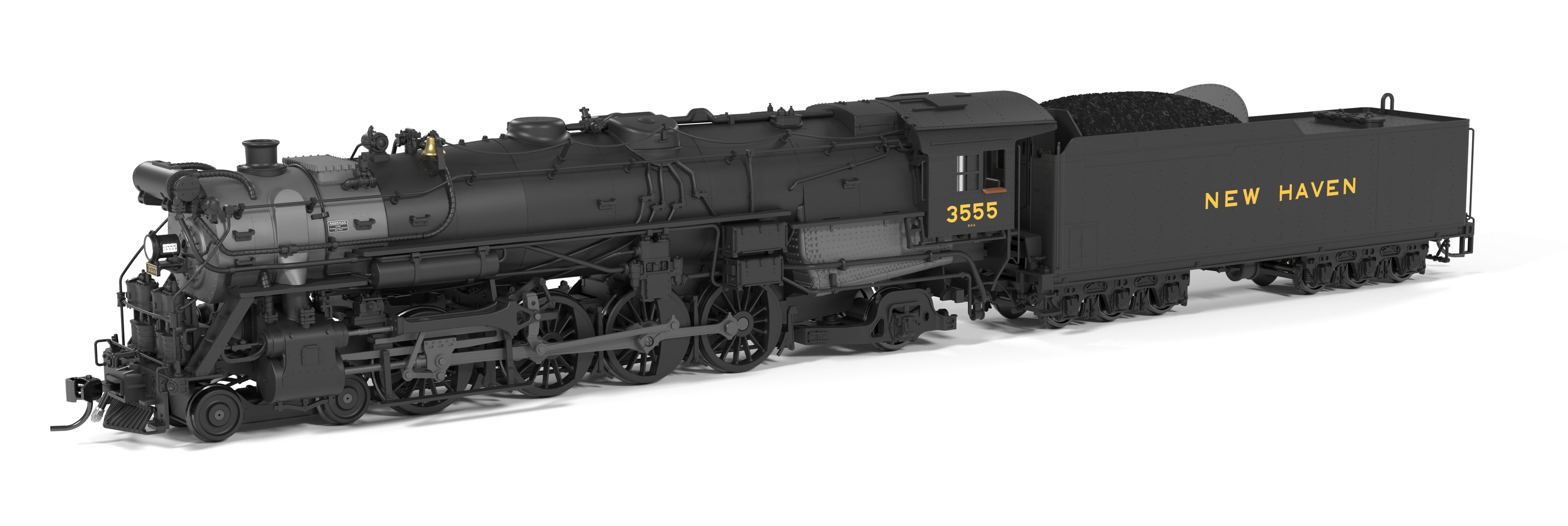 10161 New Haven R3a 4-8-2, 3557, 1945 - 1950 Appearance, No-Sound / DCC-Ready, HO