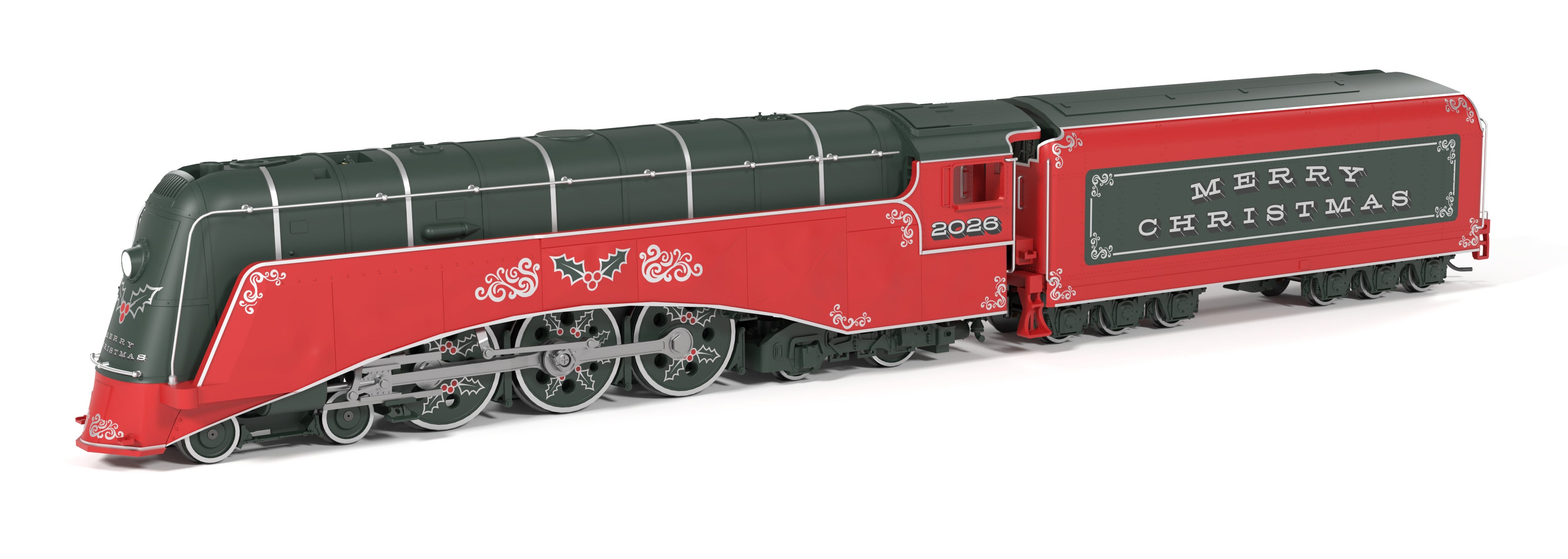 10198 Commodore Vanderbilt, Christmas Paint Scheme, Paragon4 Sound/DC/DCC, w/ Smoke, HO CLUB PRICE $299.99