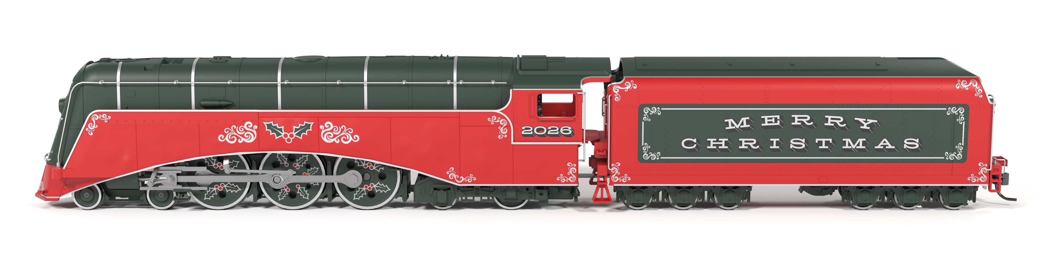10199 Commodore Vanderbilt, Christmas Paint Scheme, No-Sound / DCC-Ready, HO CLUB PRICE $199.99