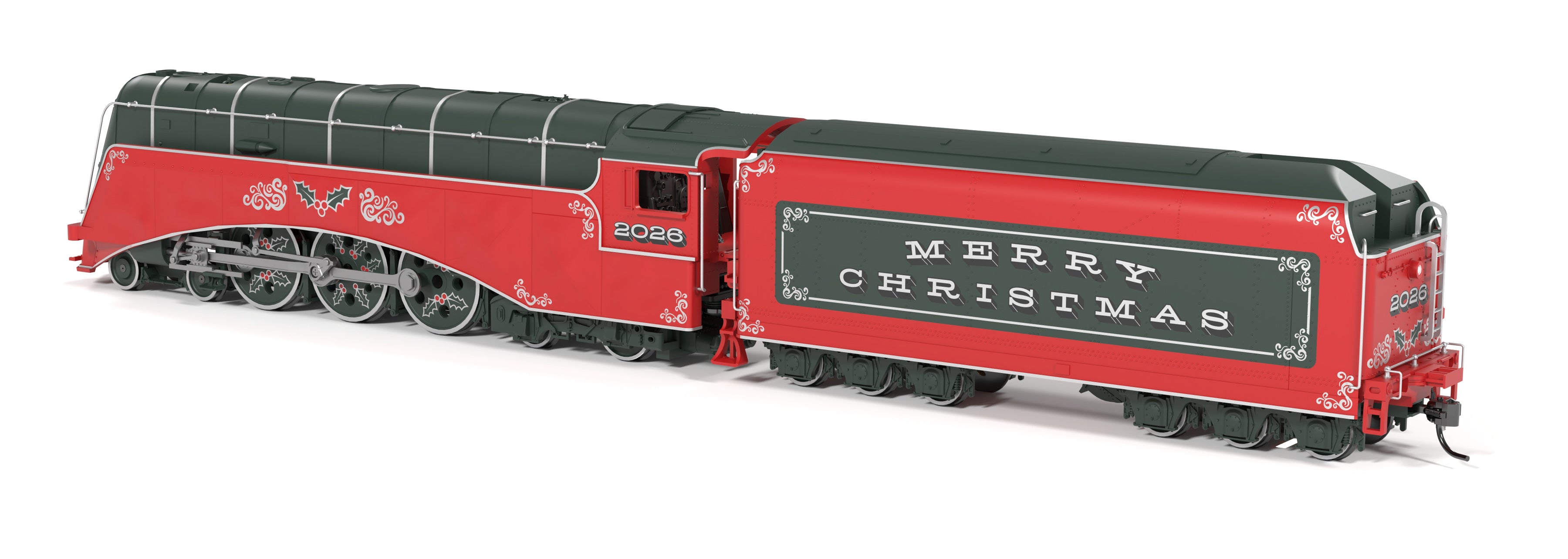 10199 Commodore Vanderbilt, Christmas Paint Scheme, No-Sound / DCC-Ready, HO CLUB PRICE $199.99