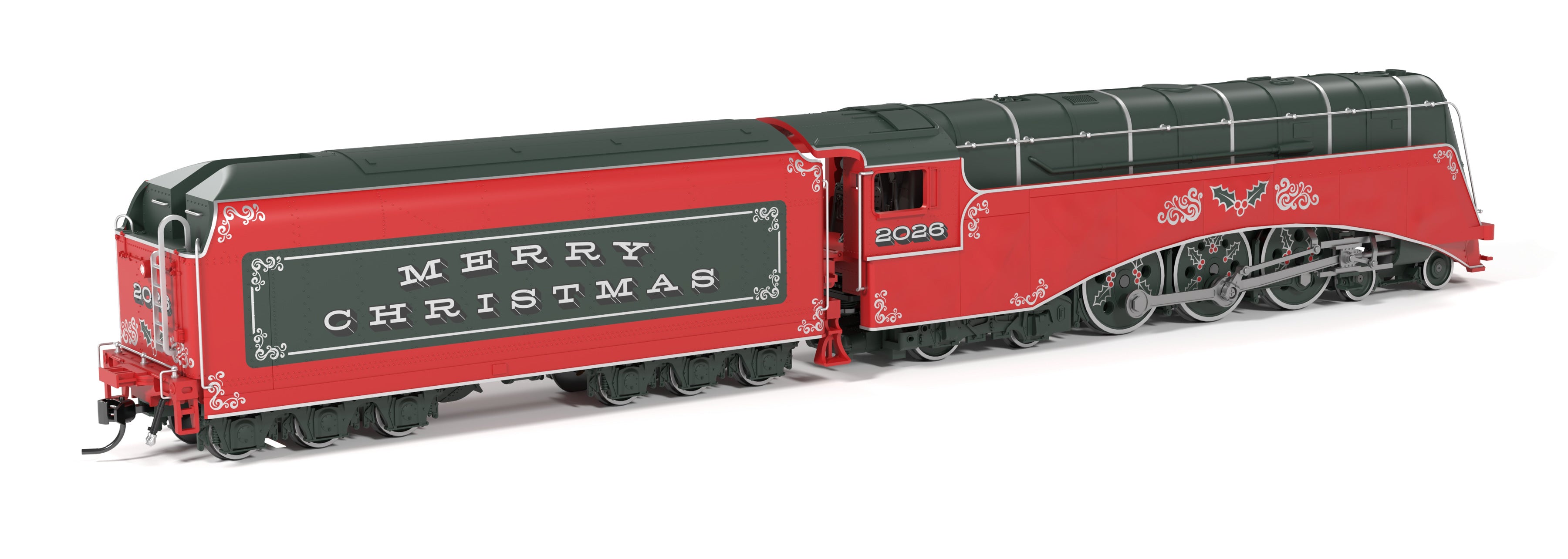 10198 Commodore Vanderbilt, Christmas Paint Scheme, Paragon4 Sound/DC/DCC, w/ Smoke, HO CLUB PRICE $299.99