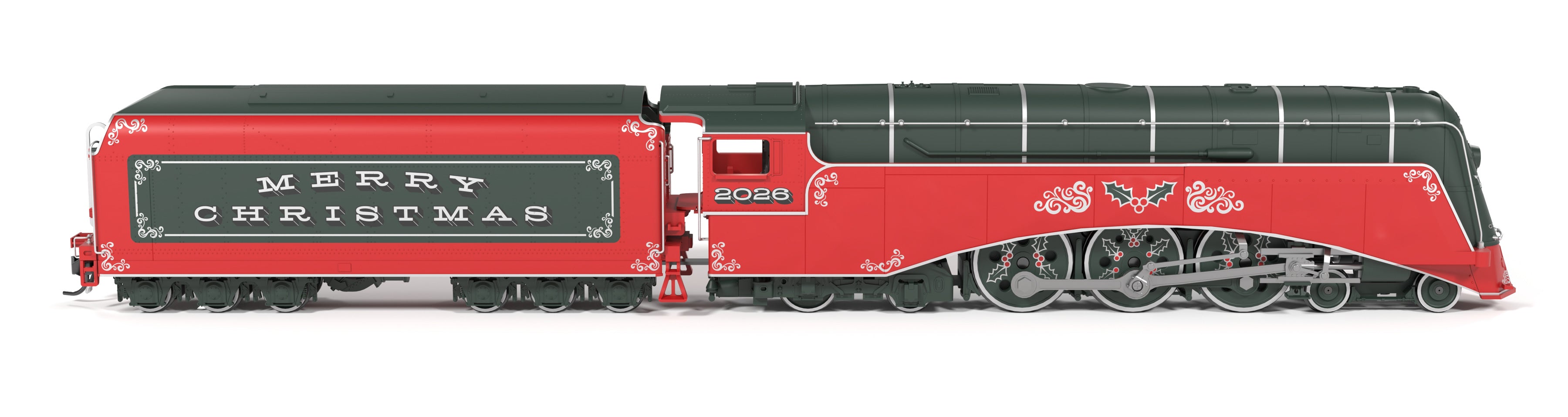 10198 Commodore Vanderbilt, Christmas Paint Scheme, Paragon4 Sound/DC/DCC, w/ Smoke, HO CLUB PRICE $299.99