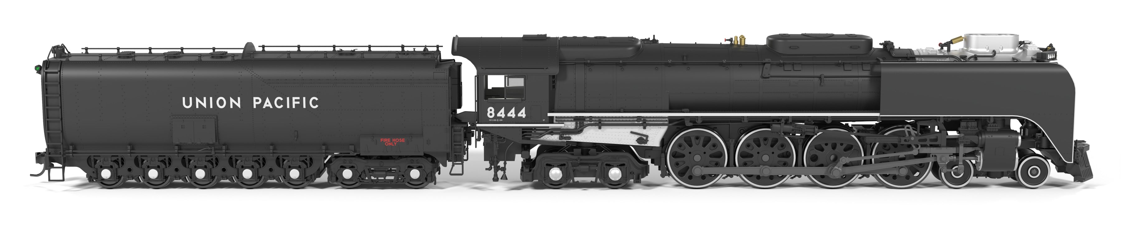 10202 Union Pacific 4-8-4, Class FEF-3, #8444, 1973-1987 Appearance, Paragon4 Sound/DC/DCC, w/ Smoke, HO