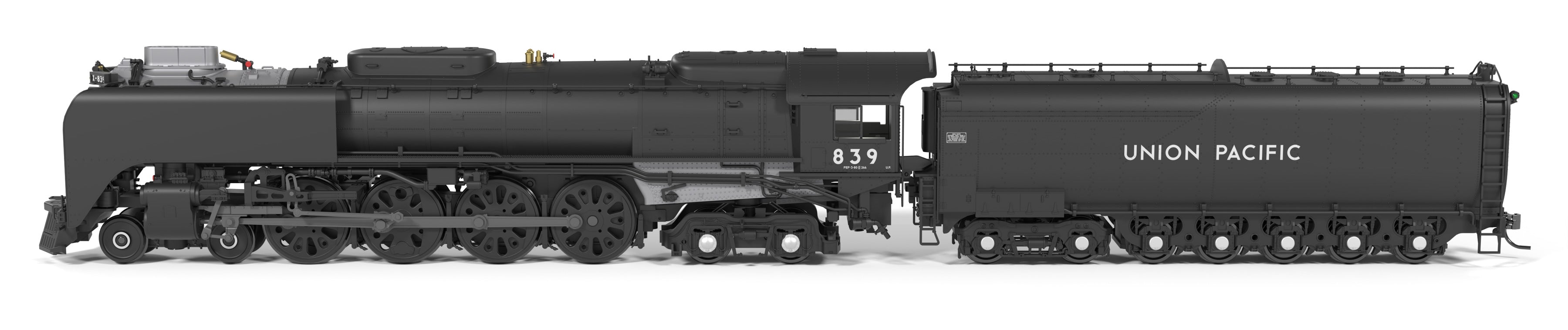 10211 Union Pacific 4-8-4, Class FEF-3, #839, Black & Graphite, No-Sound / DCC-Ready, HO