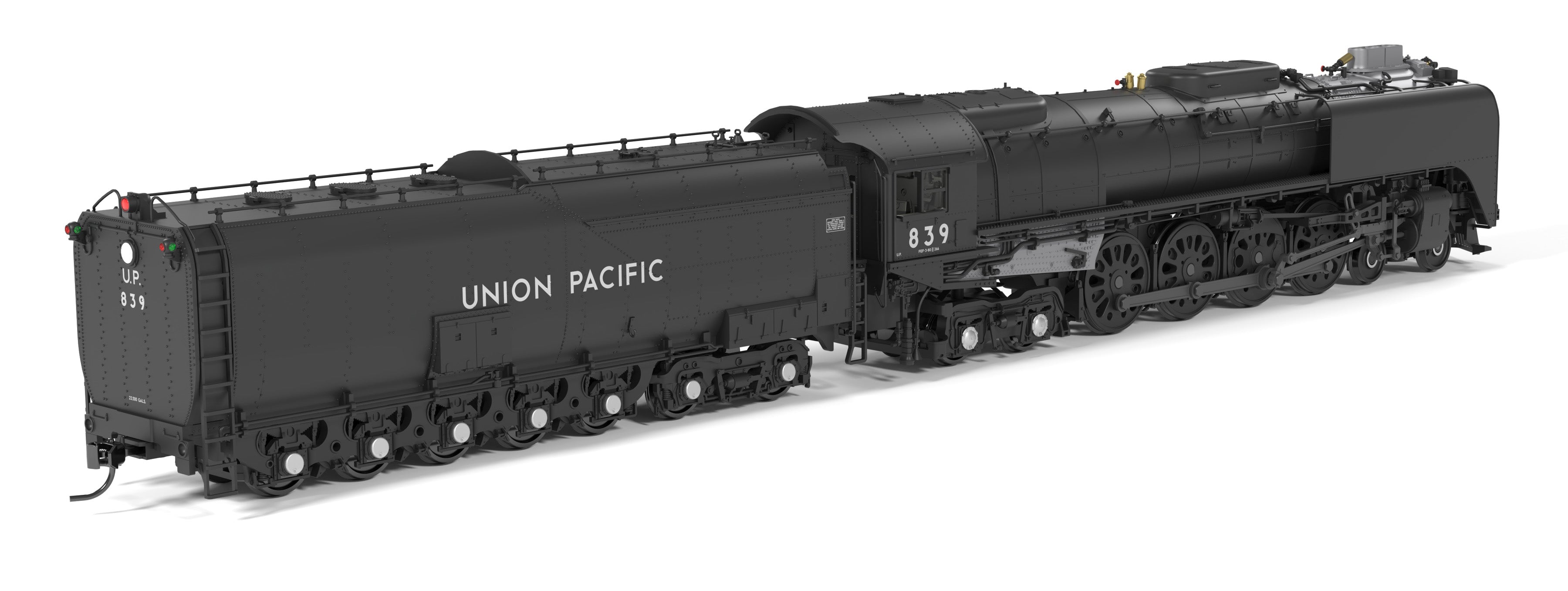 10211 Union Pacific 4-8-4, Class FEF-3, #839, Black & Graphite, No-Sound / DCC-Ready, HO