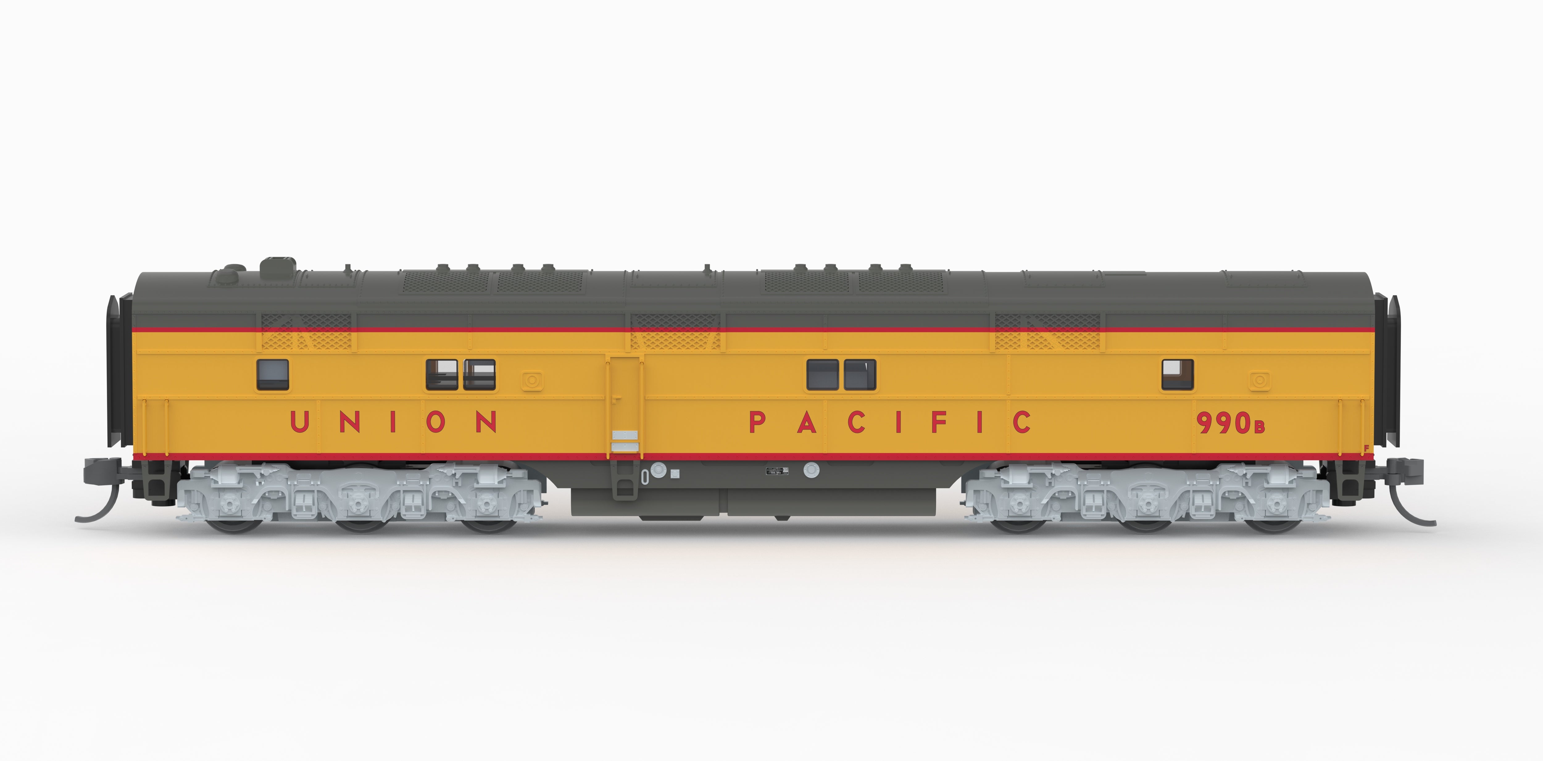 10238 EMD E7B, UP 988B, Yellow & Gray, 1960's Appearance, Paragon4 Sound/DC/DCC, N