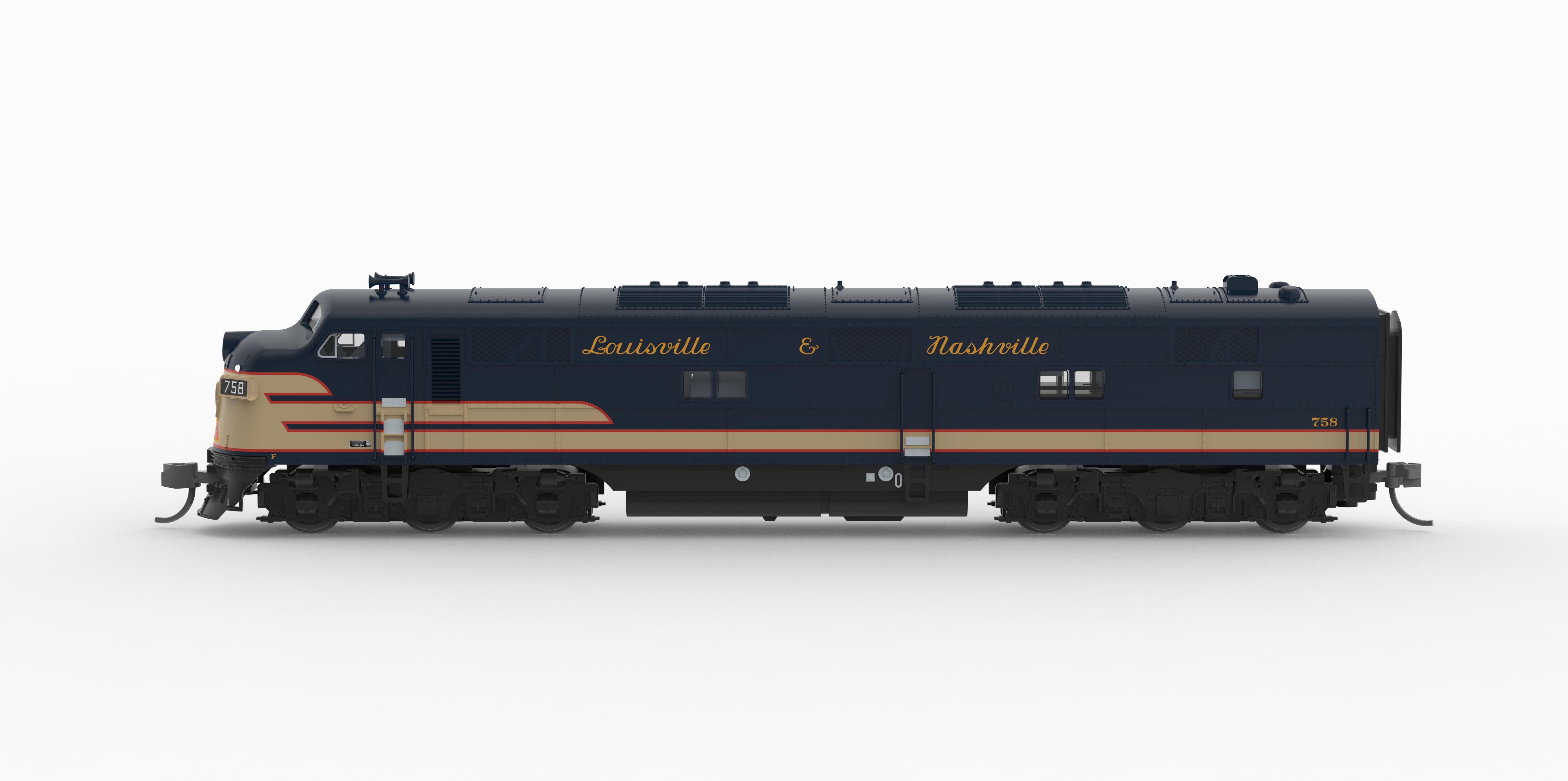 10245 EMD E7A, L&N 759, Pan American Scheme, No-Sound / DCC-Ready, N (Lowell Smith Exclusive)