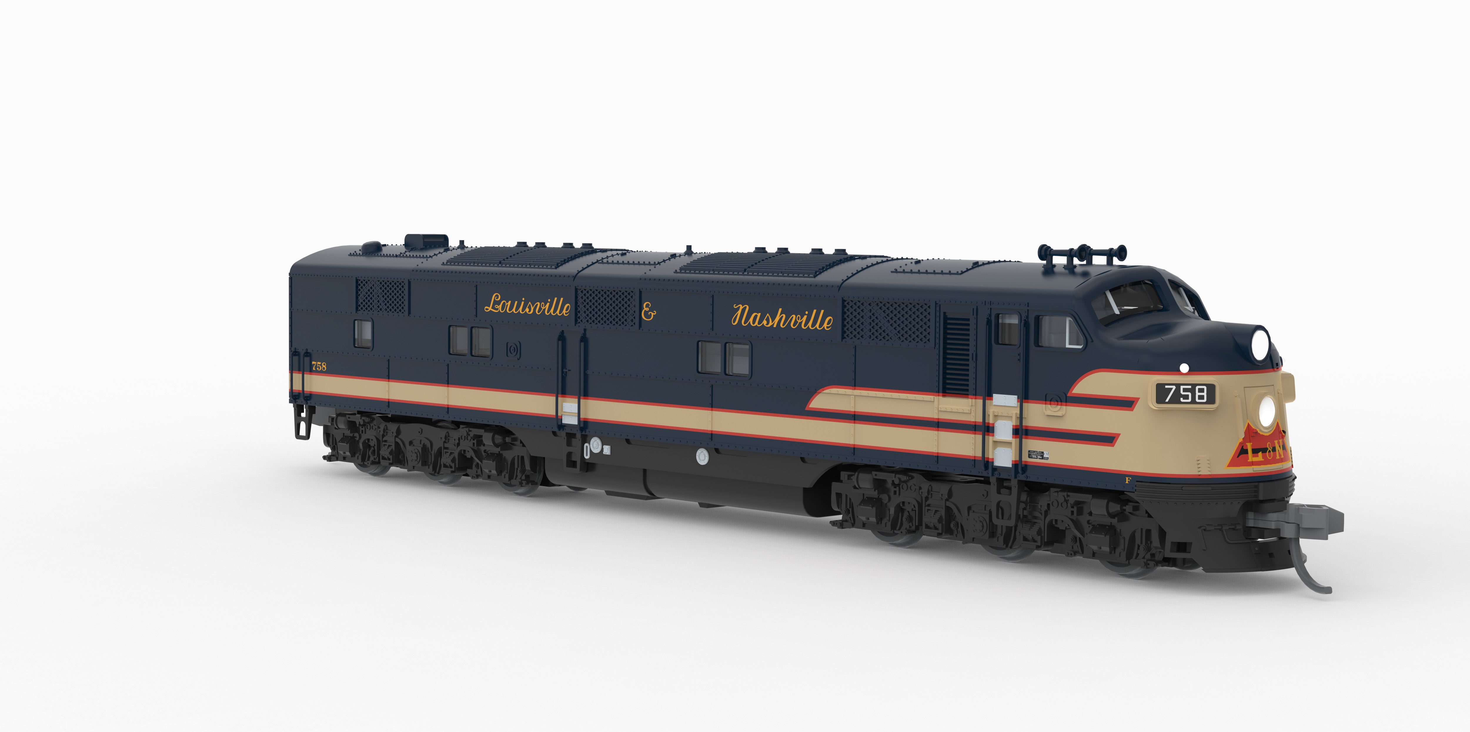 10245 EMD E7A, L&N 759, Pan American Scheme, No-Sound / DCC-Ready, N (Lowell Smith Exclusive)