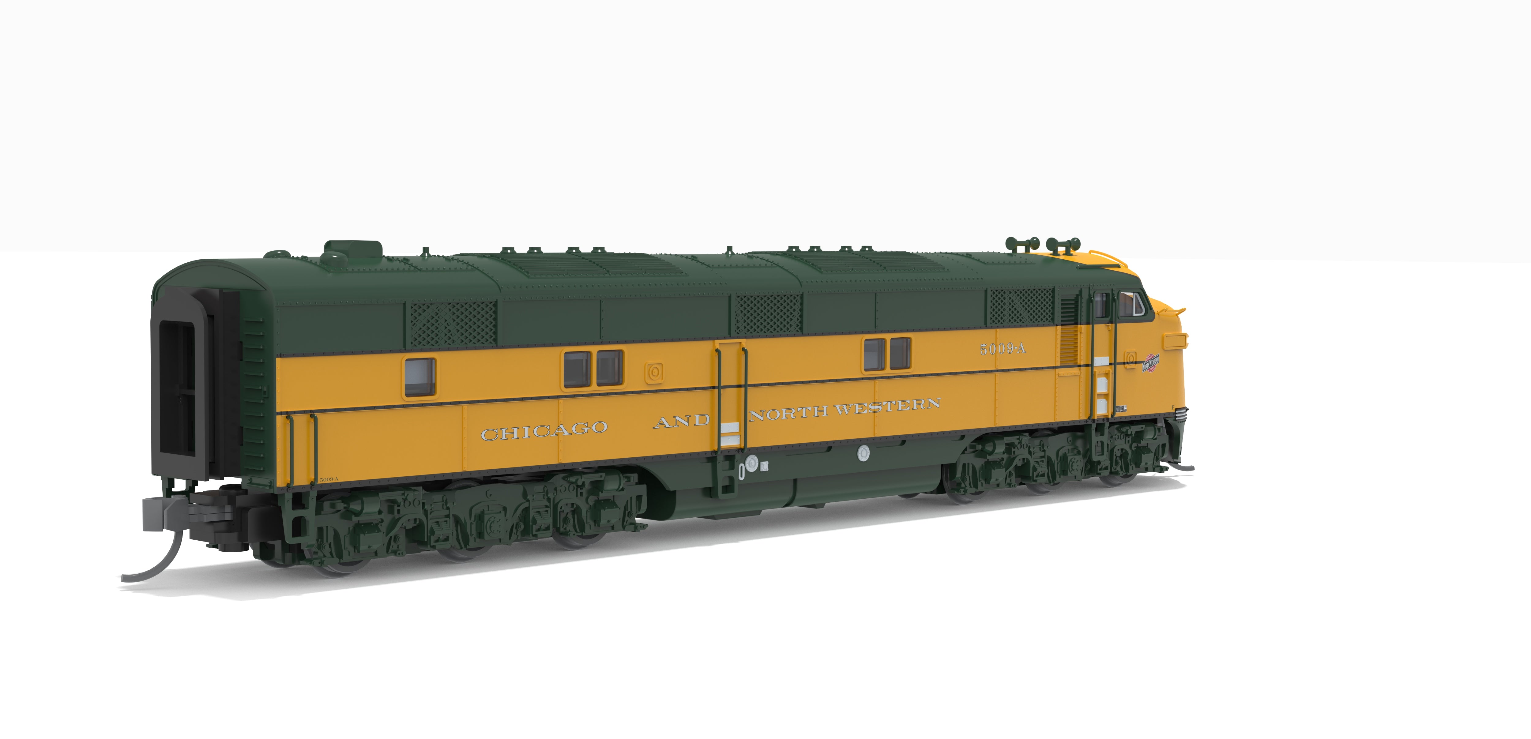 10258 EMD E7A, C&NW 5009A, "400" Scheme, Paragon4 Sound/DC/DCC, N (Pioneer Trains Exclusive)