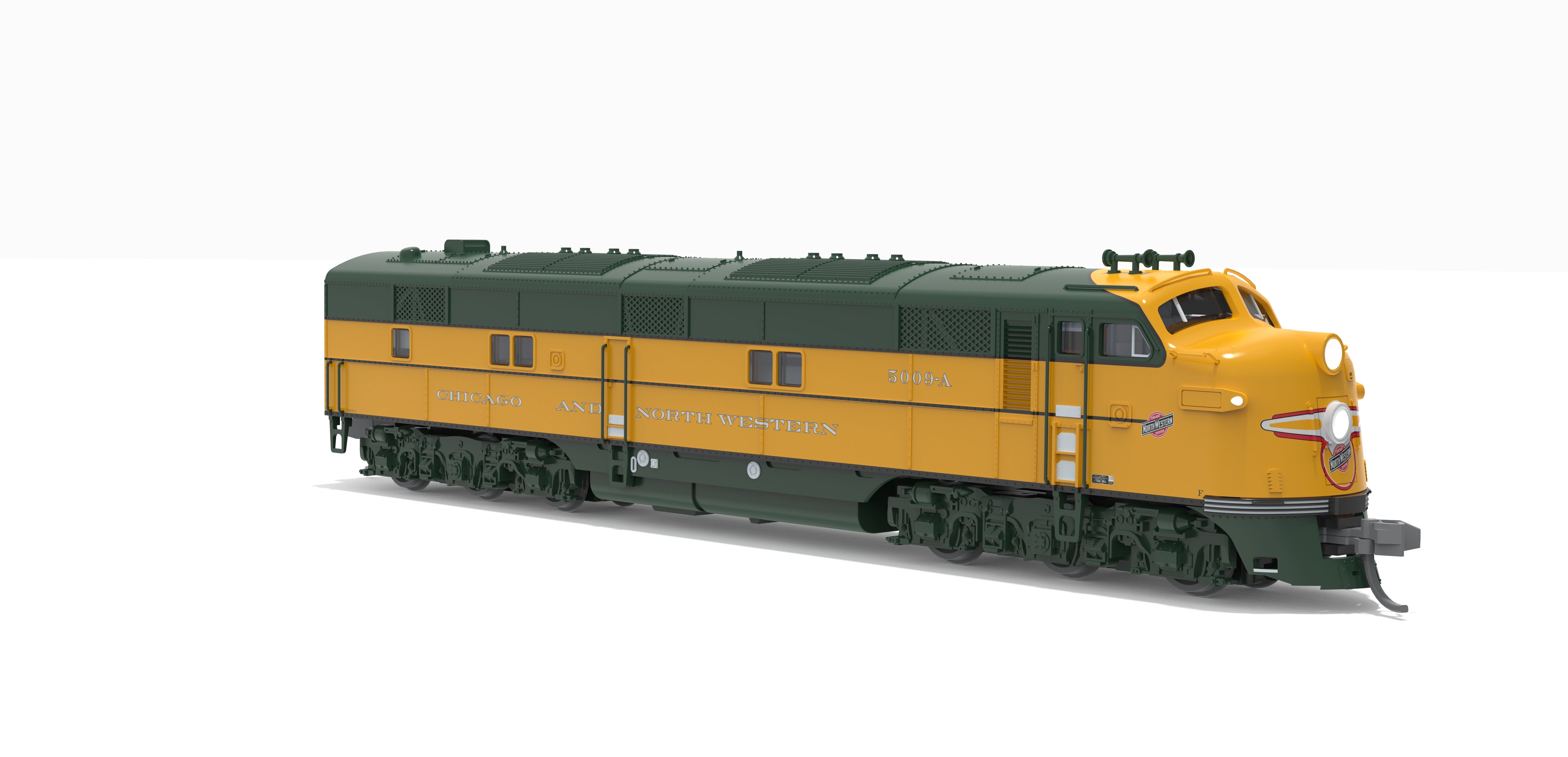 10259 EMD E7A, C&NW 5009B, "400" Scheme, Paragon4 Sound/DC/DCC, N (Pioneer Trains Exclusive)