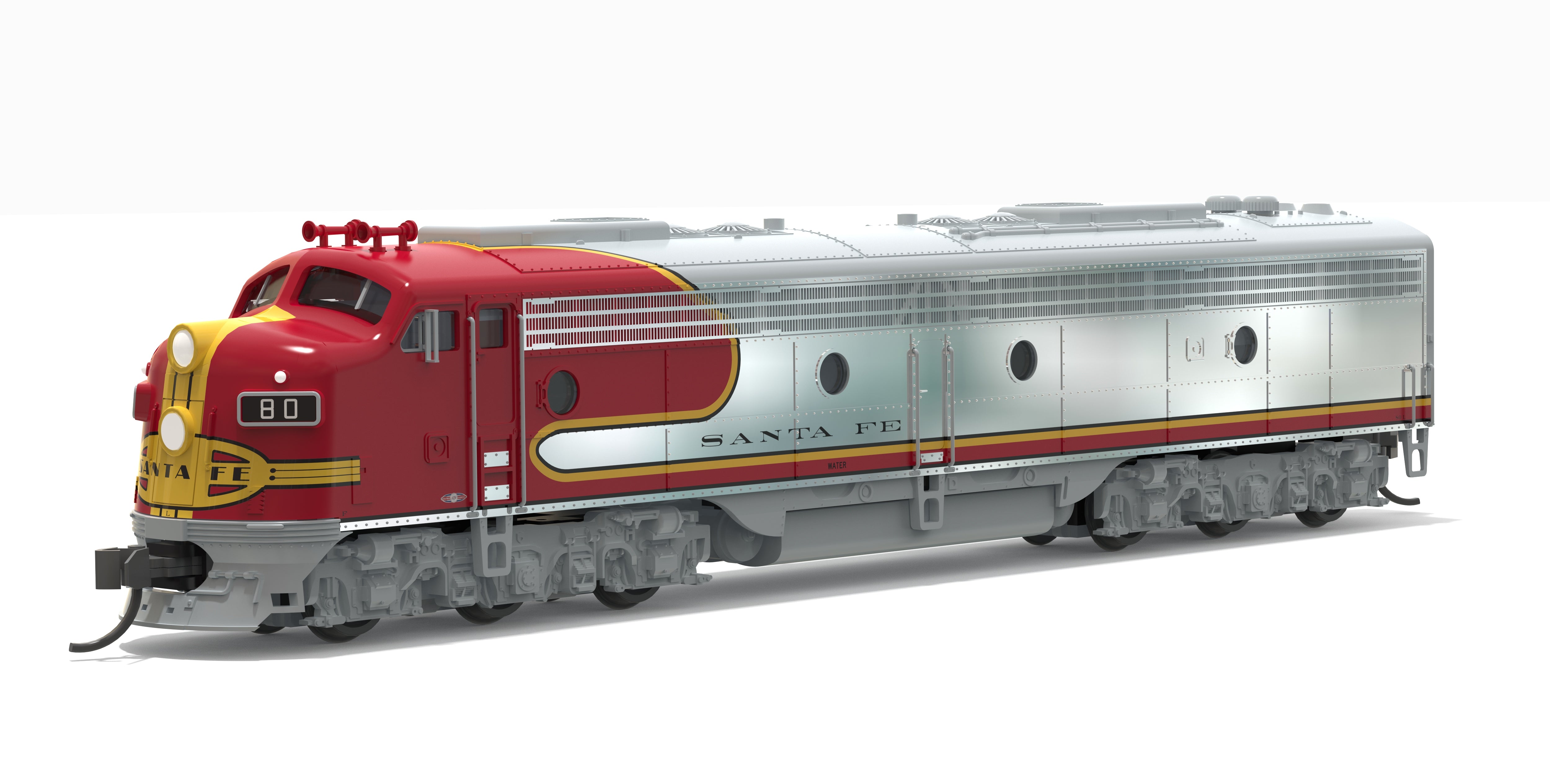 10281 EMD E8A, ATSF 86L, 1950's Appearance, Paragon4 Sound/DC/DCC, N