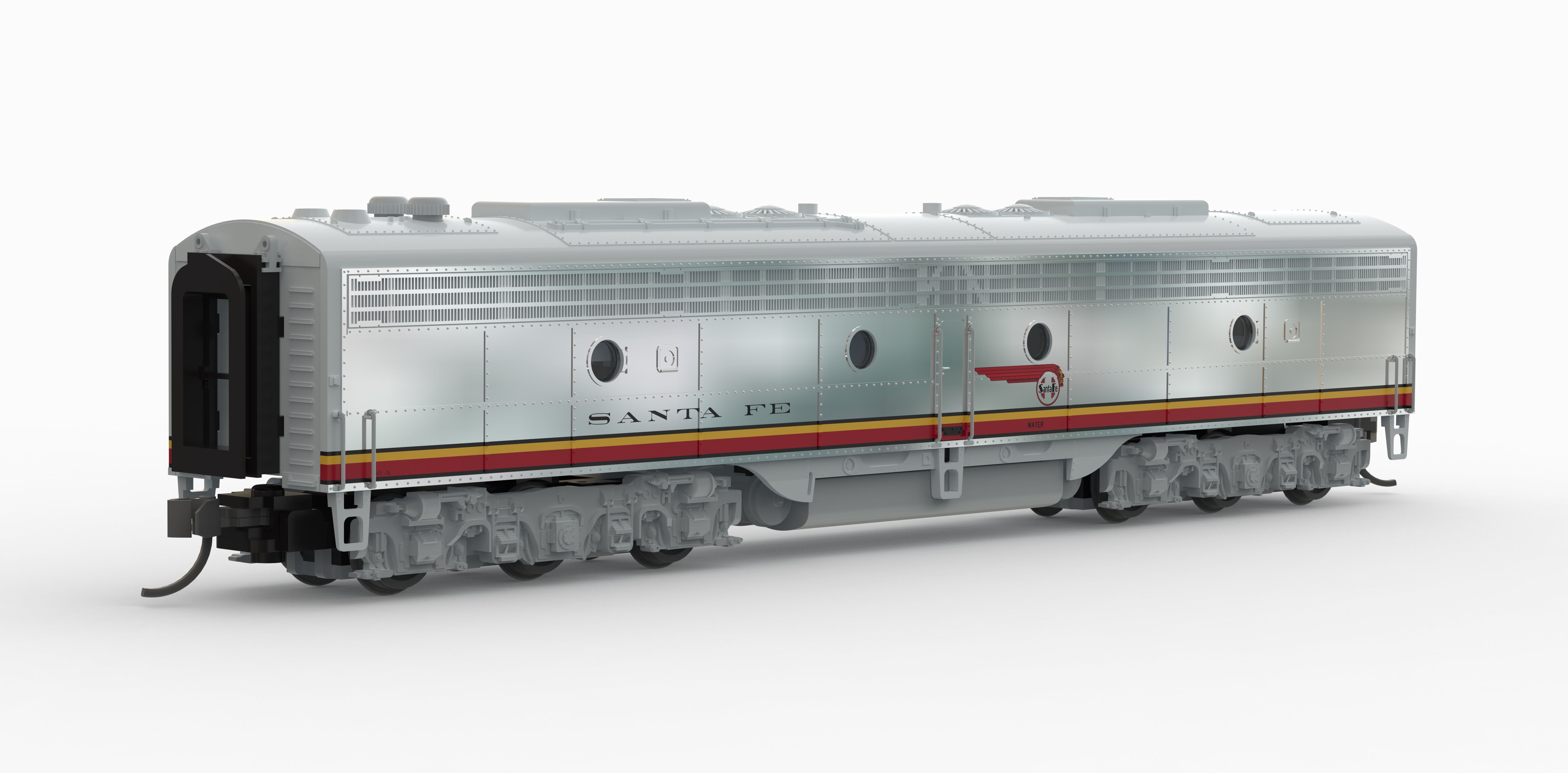 10285 EMD E8B, ATSF 82A, 1950's Appearance, No-Sound / DCC-Ready, N