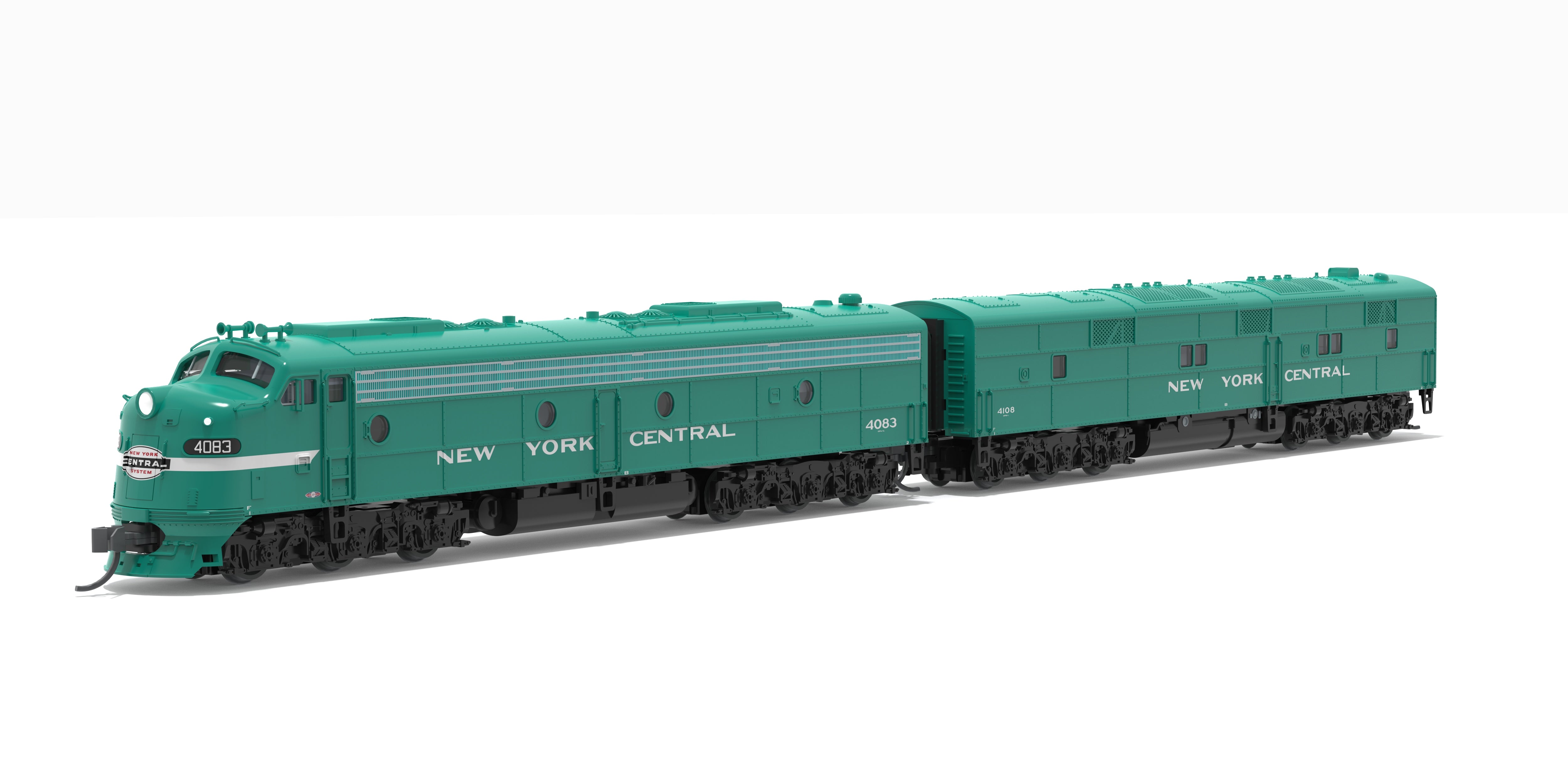 10290 EMD E8A / E7B, NYC 4083 / 4108, Century Green, A-unit Paragon4 Sound/DC/DCC, Unpowered B, N