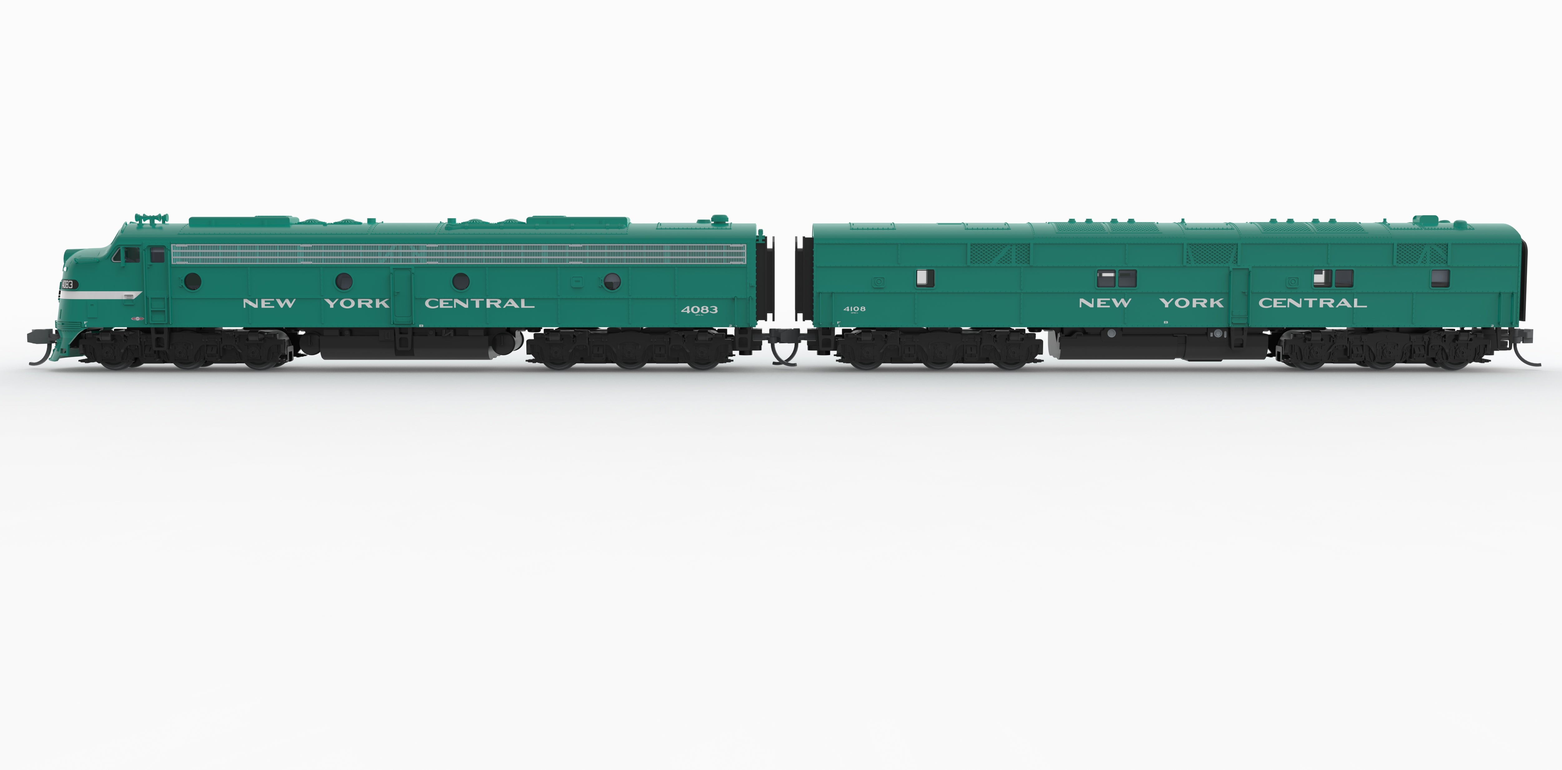 10290 EMD E8A / E7B, NYC 4083 / 4108, Century Green, A-unit Paragon4 Sound/DC/DCC, Unpowered B, N
