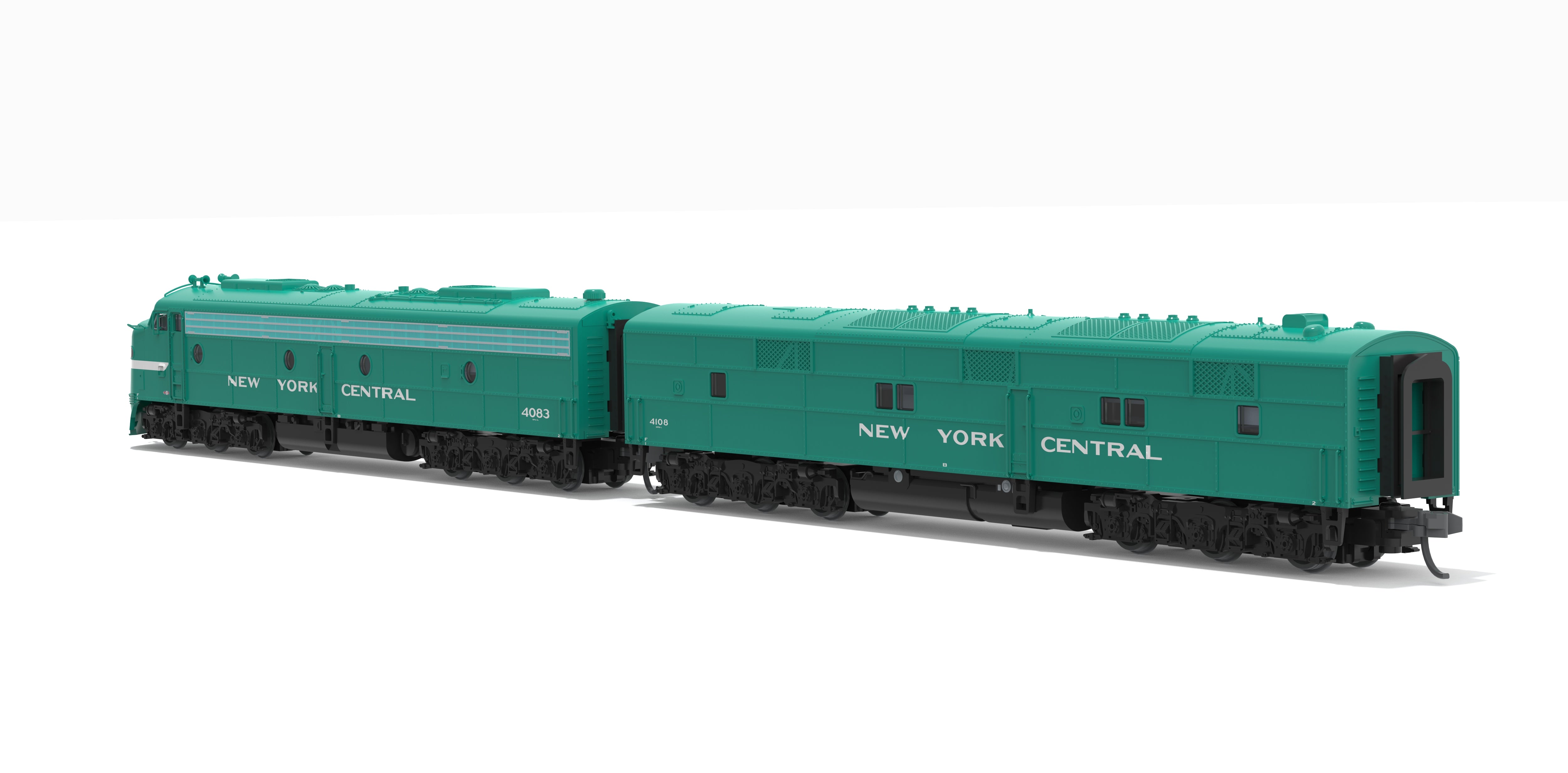 10290 EMD E8A / E7B, NYC 4083 / 4108, Century Green, A-unit Paragon4 Sound/DC/DCC, Unpowered B, N
