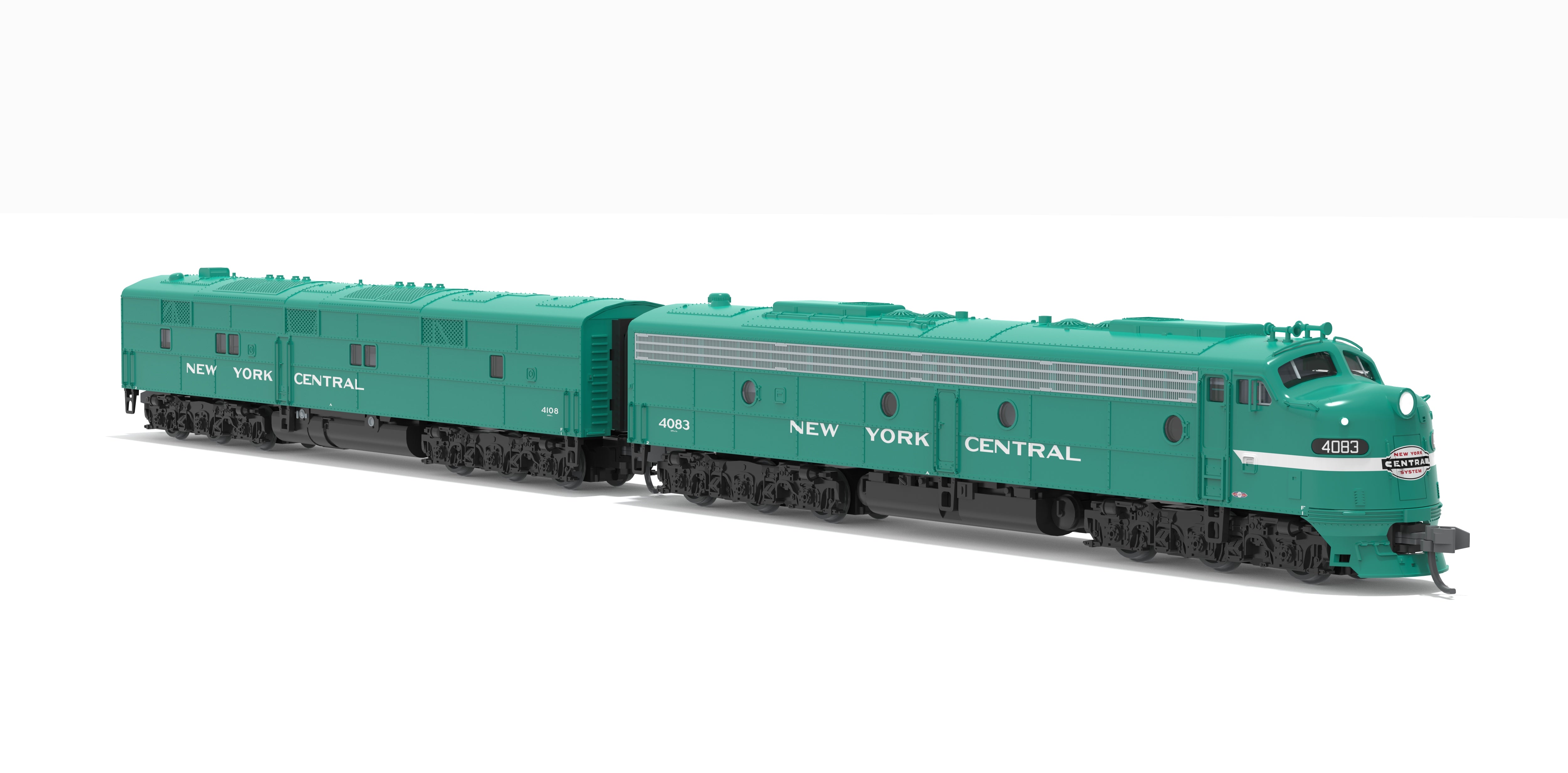10290 EMD E8A / E7B, NYC 4083 / 4108, Century Green, A-unit Paragon4 Sound/DC/DCC, Unpowered B, N
