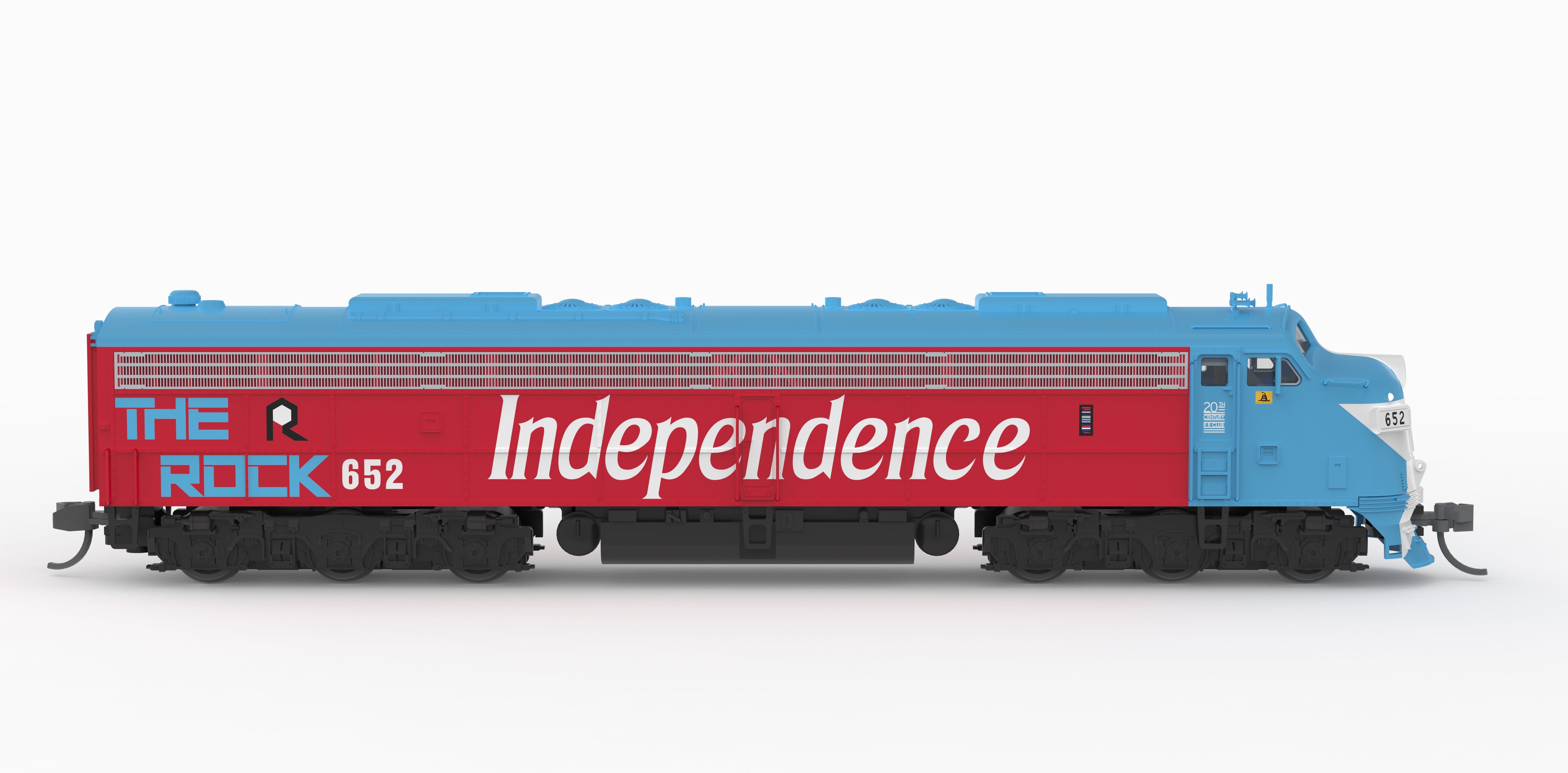 10295 EMD E8A, CRIP #652, Rock Island Bicentennial, No-Sound / DCC-Ready, N