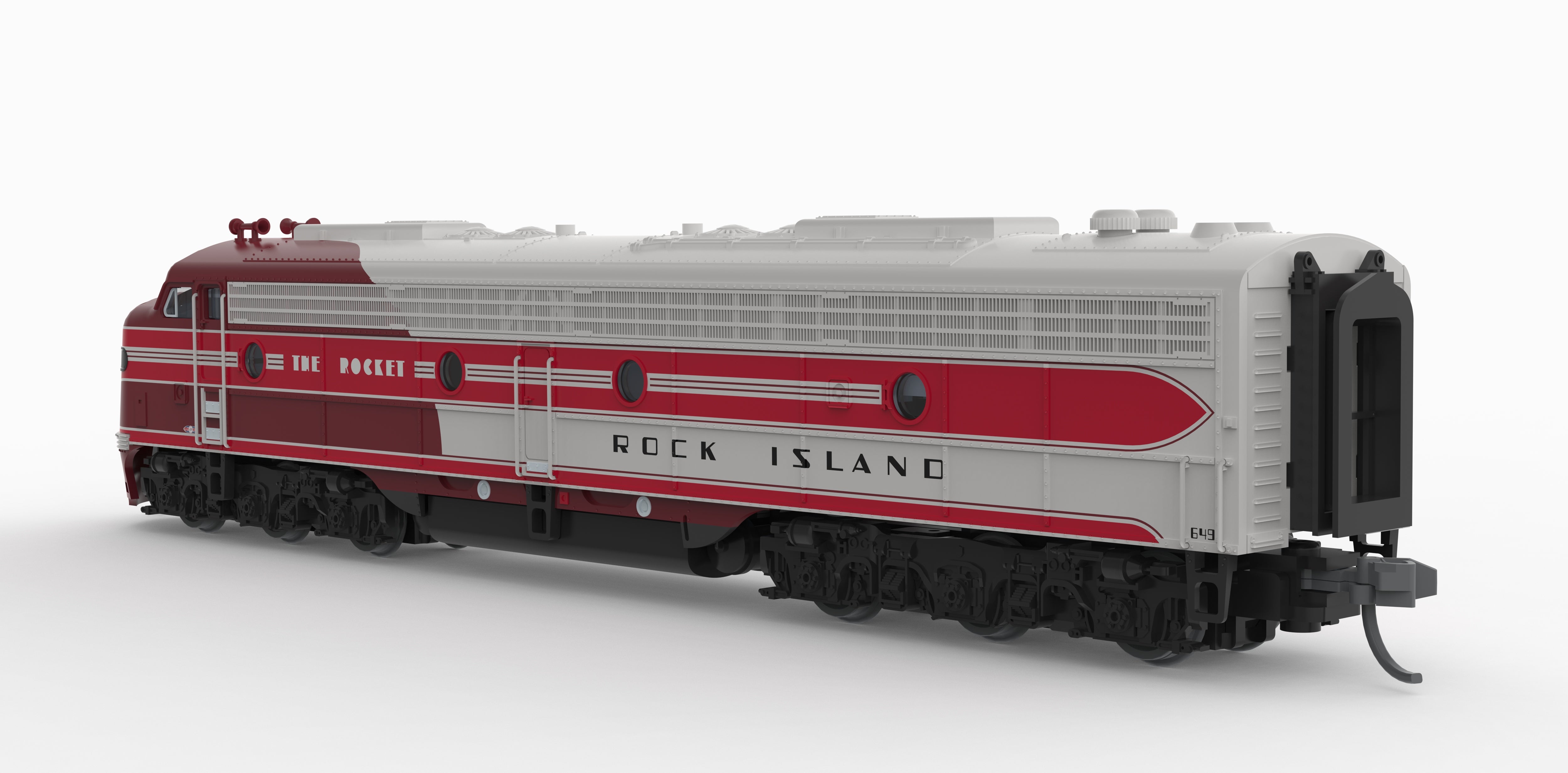 10297 EMD E8A, CRIP 653, "The Rocket" Scheme, Paragon4 Sound/DC/DCC, N
