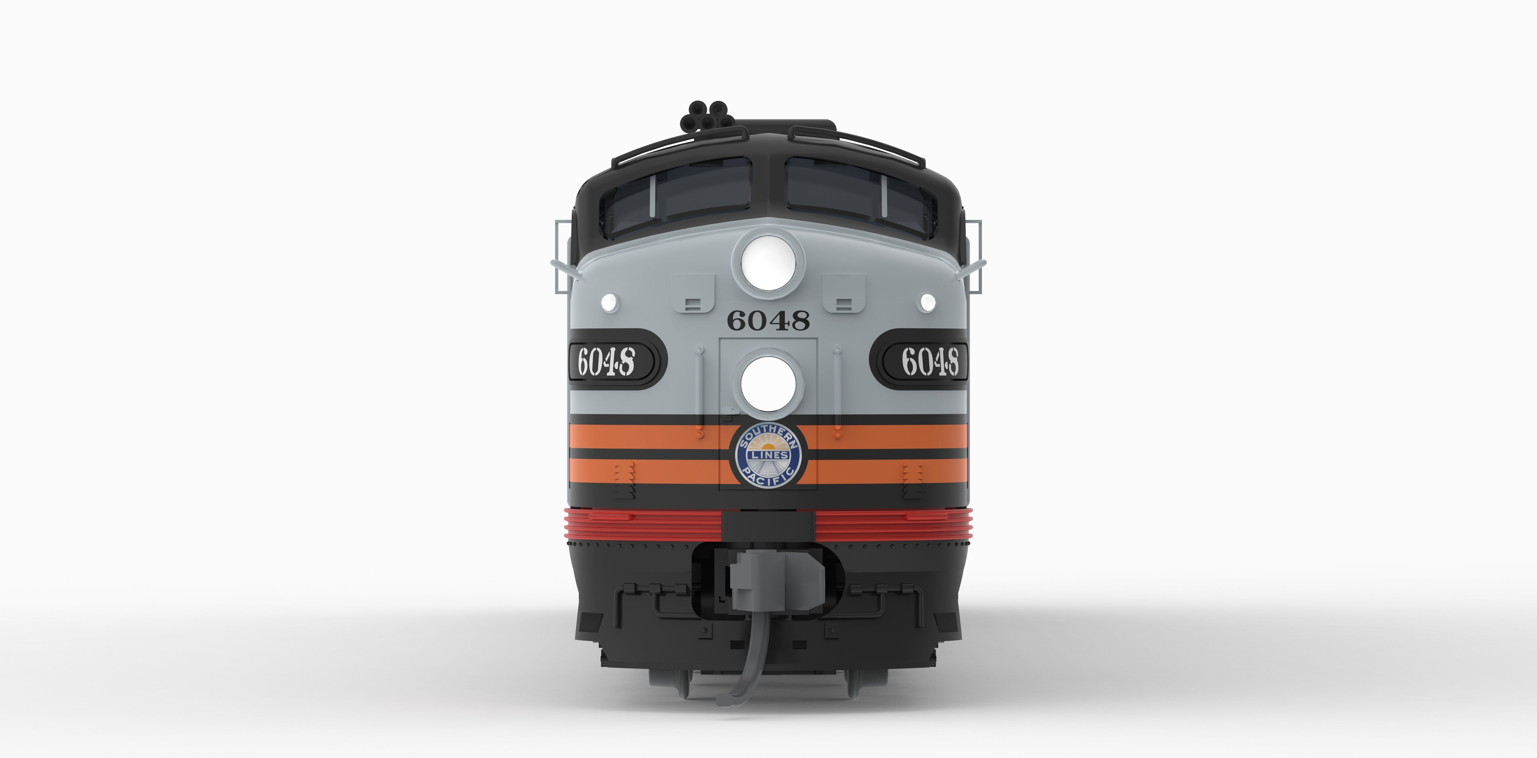 10301 EMD E9A, SP 6050, Black Widow Scheme, Paragon4 Sound/DC/DCC, N