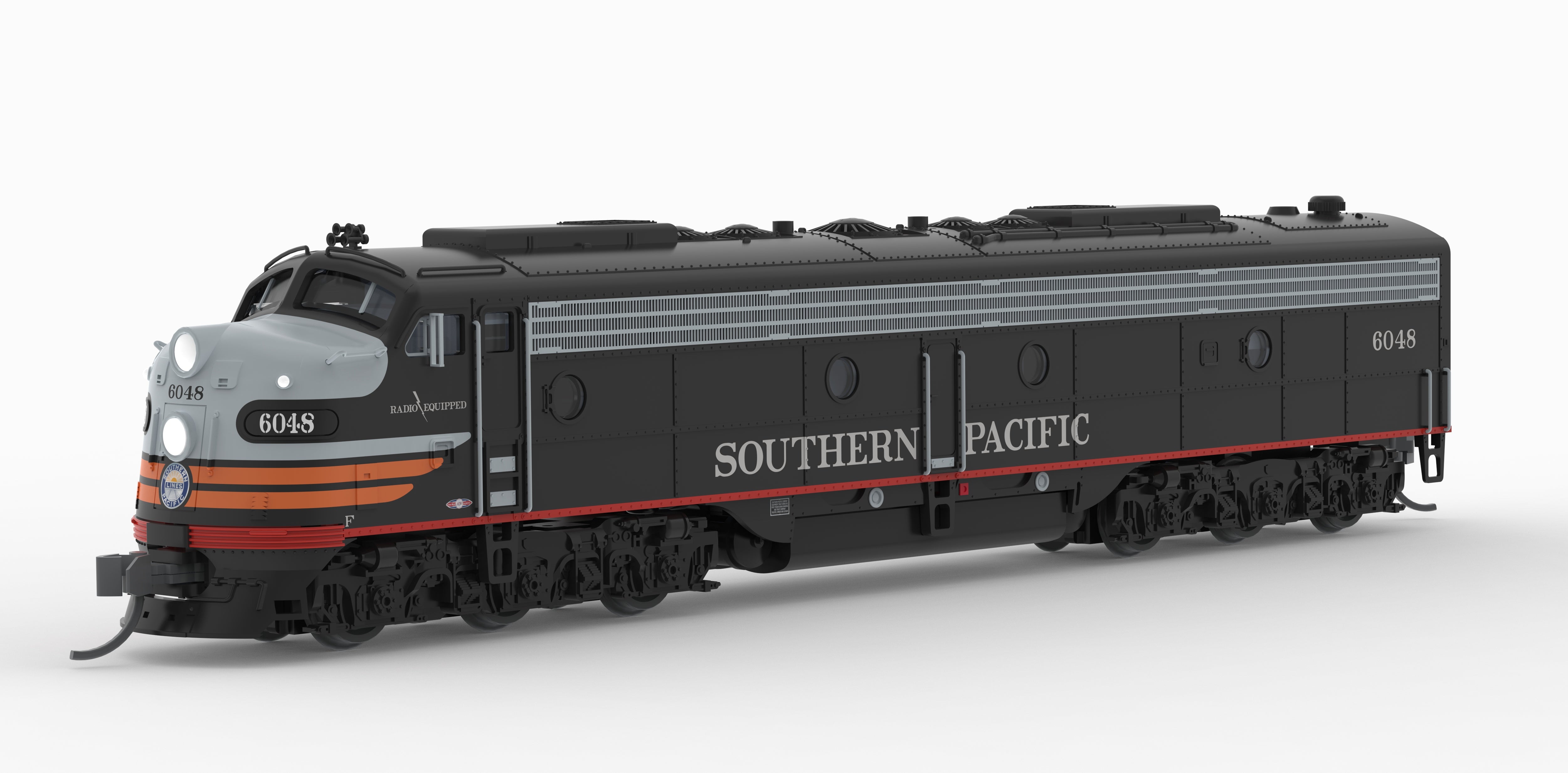10301 EMD E9A, SP 6050, Black Widow Scheme, Paragon4 Sound/DC/DCC, N