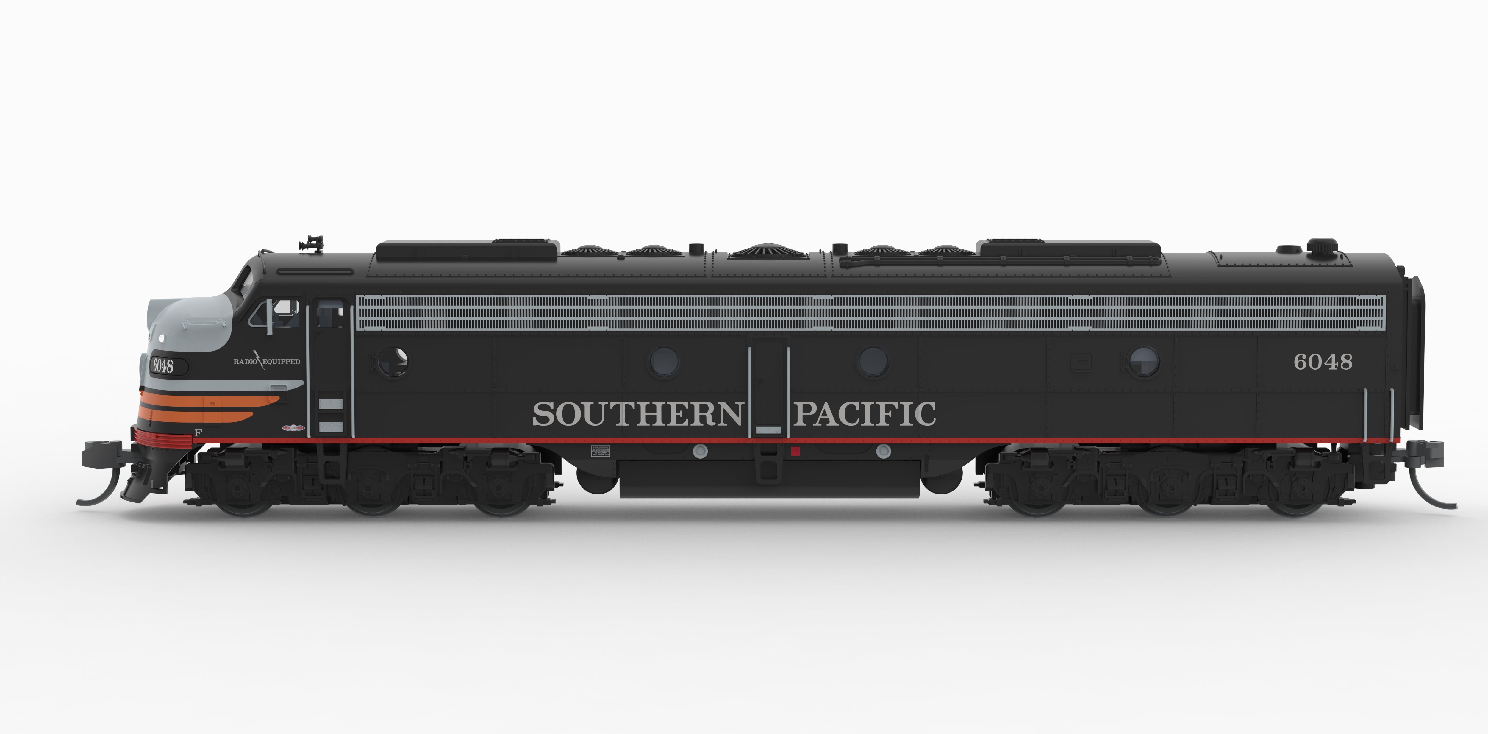 10301 EMD E9A, SP 6050, Black Widow Scheme, Paragon4 Sound/DC/DCC, N