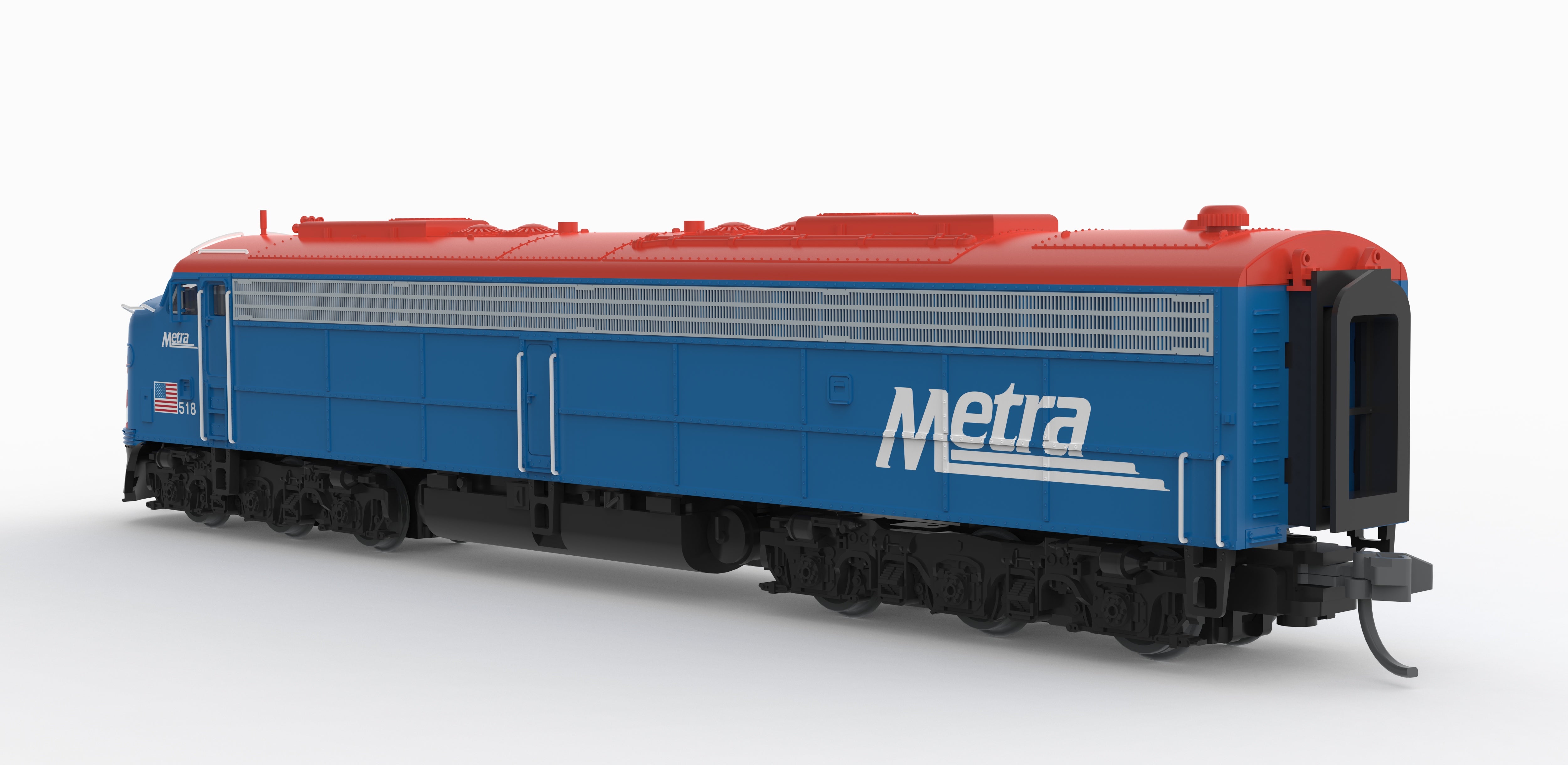 10312 EMD E8A, Metra 515, Commuter Blue, Paragon4 Sound/DC/DCC, N (Pioneer Trains Exclusive)