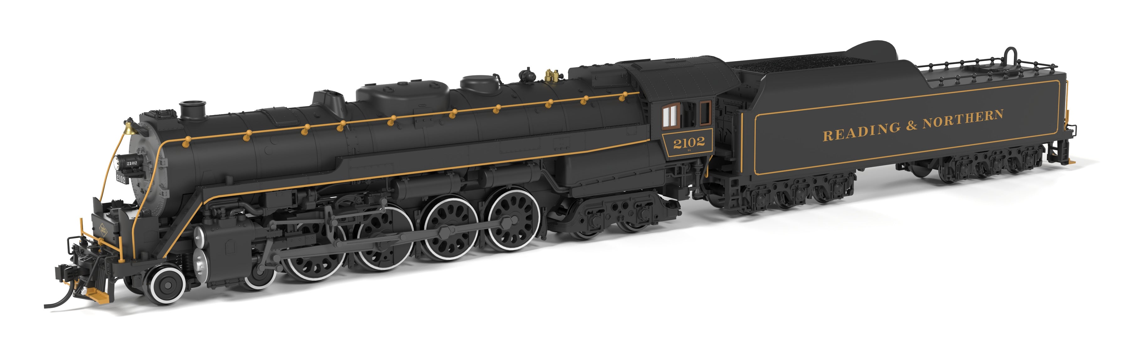10328 Reading T1 4-8-4, Reading & Northern #2102, Modern Appearance, Paragon4 Sound/DC/DCC, w/ Smoke, N