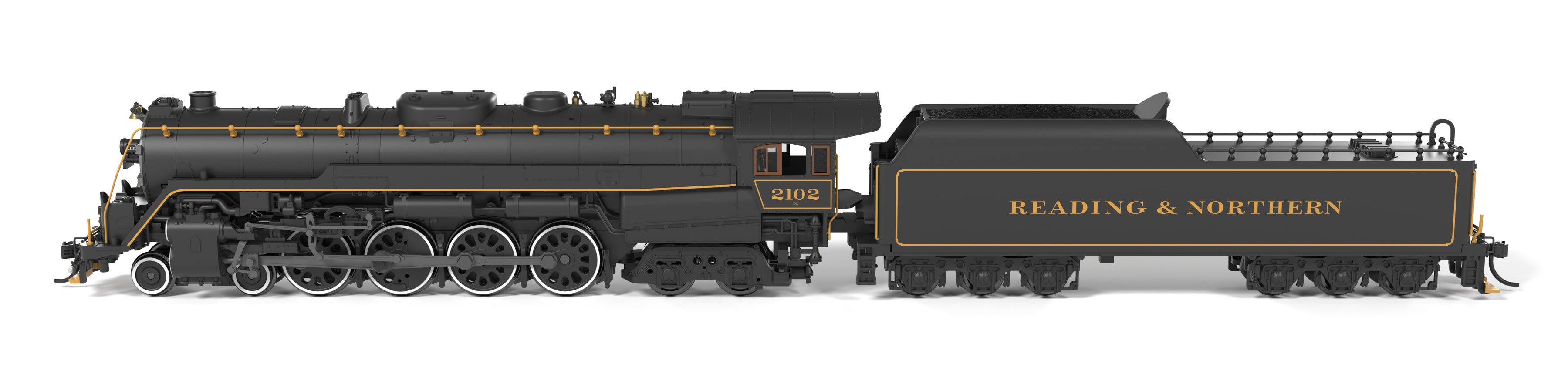 10328 Reading T1 4-8-4, Reading & Northern #2102, Modern Appearance, Paragon4 Sound/DC/DCC, w/ Smoke, N