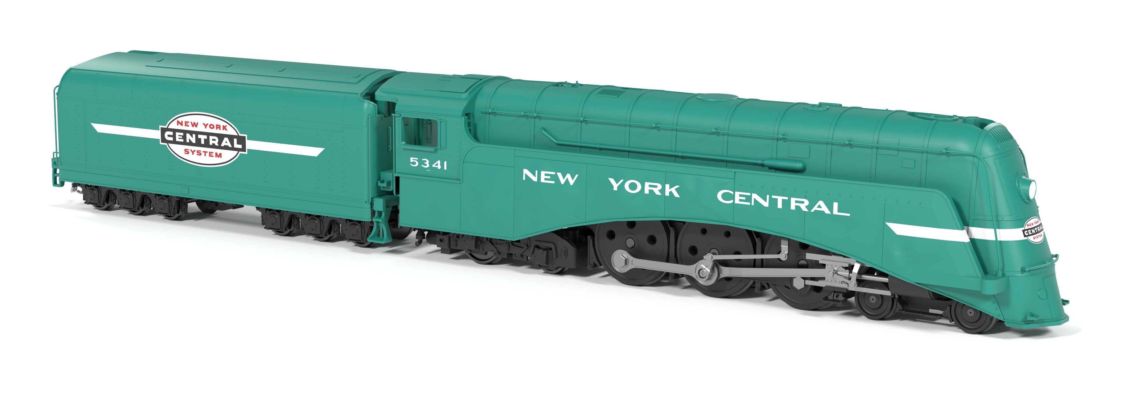 10338 Commodore Vanderbilt, NYC 5341, Century Green Fantasy Paint, Paragon4 Sound/DC/DCC, w/ Smoke, HO
