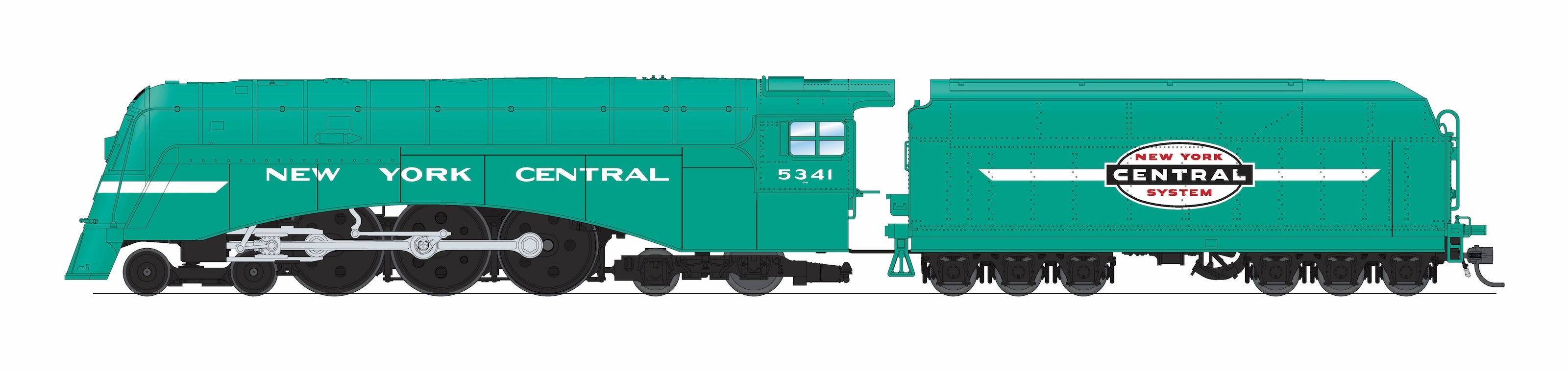 10339 Commodore Vanderbilt, NYC 5341, Century Green Fantasy Paint, No-Sound / DCC-Ready, HO
