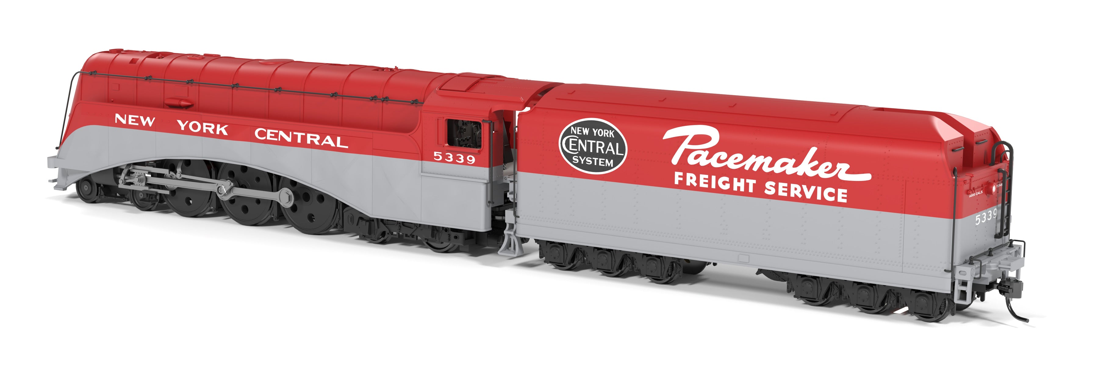 10340 Commodore Vanderbilt, NYC 5339, Pacemaker Red Fantasy Paint, Paragon4 Sound/DC/DCC, w/ Smoke, HO
