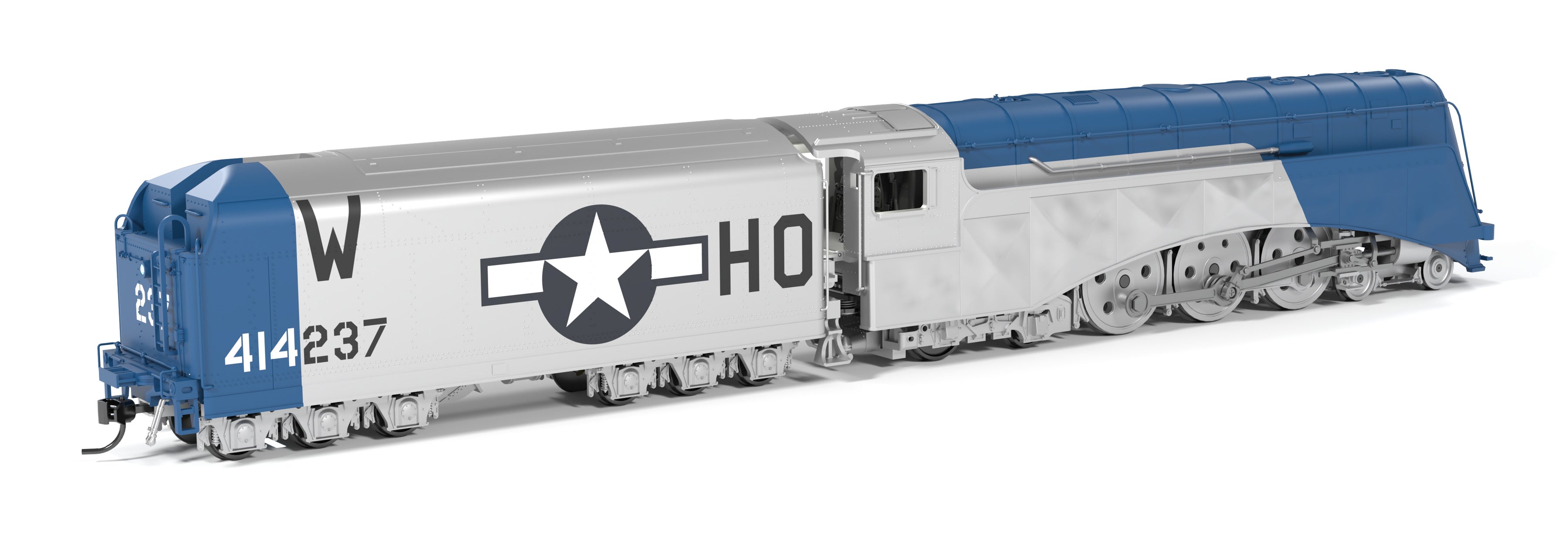 10344 Commodore Vanderbilt, USAAF Fantasy Paint, "Moonbeam McSwine", Paragon4 Sound/DC/DCC, w/ Smoke, HO