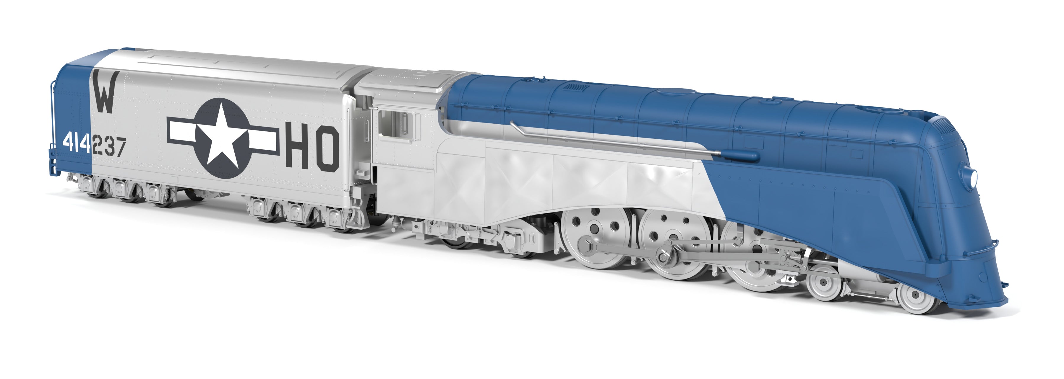 10344 Commodore Vanderbilt, USAAF Fantasy Paint, "Moonbeam McSwine", Paragon4 Sound/DC/DCC, w/ Smoke, HO