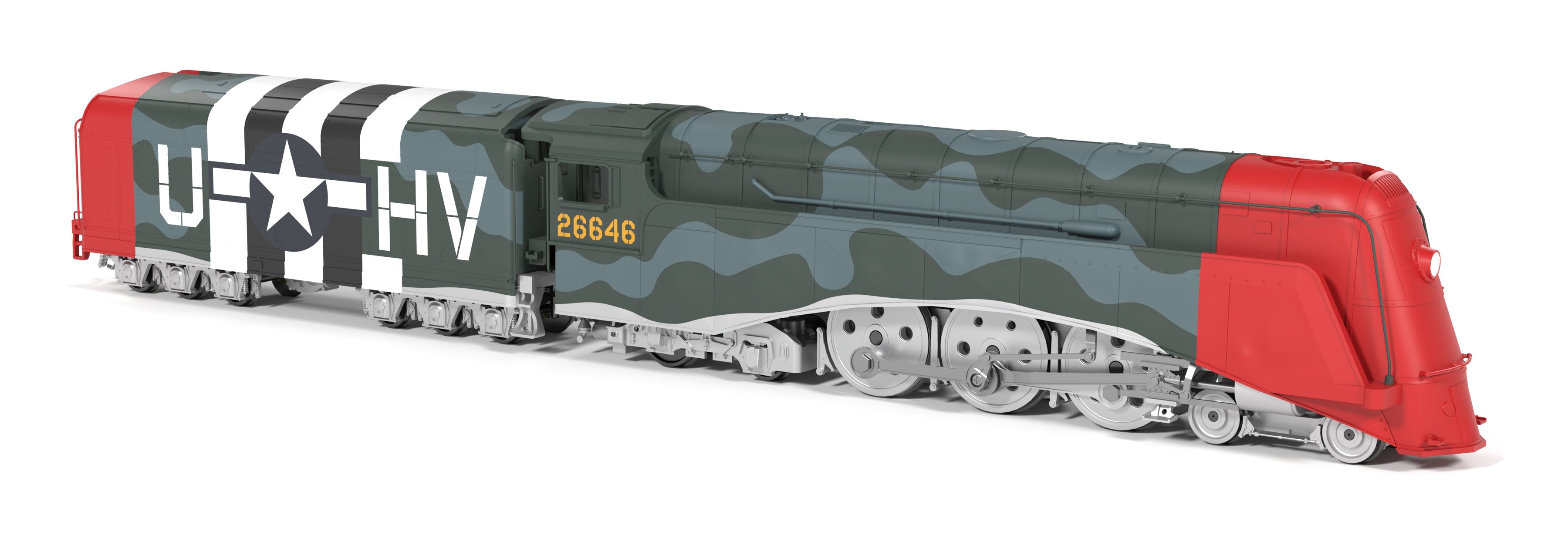 10346 Commodore Vanderbilt, USAAF Fantasy Paint, HV-U 26646, Paragon4 Sound/DC/DCC, w/ Smoke, HO