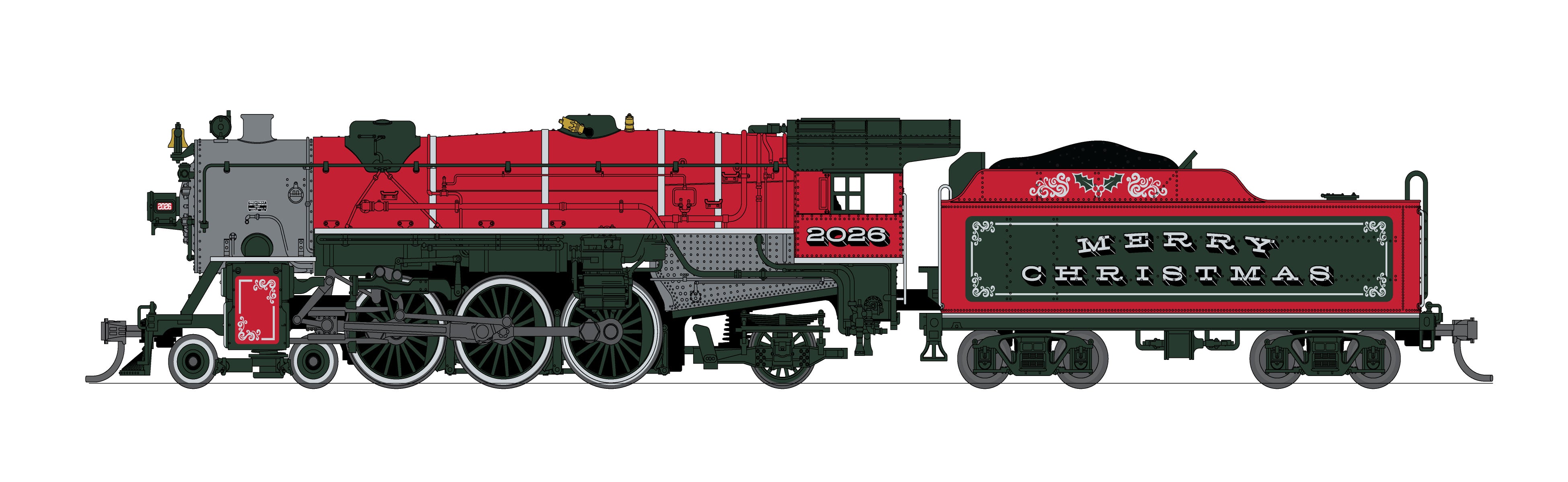 10396 Heavy Pacific 4-6-2, Christmas 2026, Paragon4 Sound/DC/DCC, N