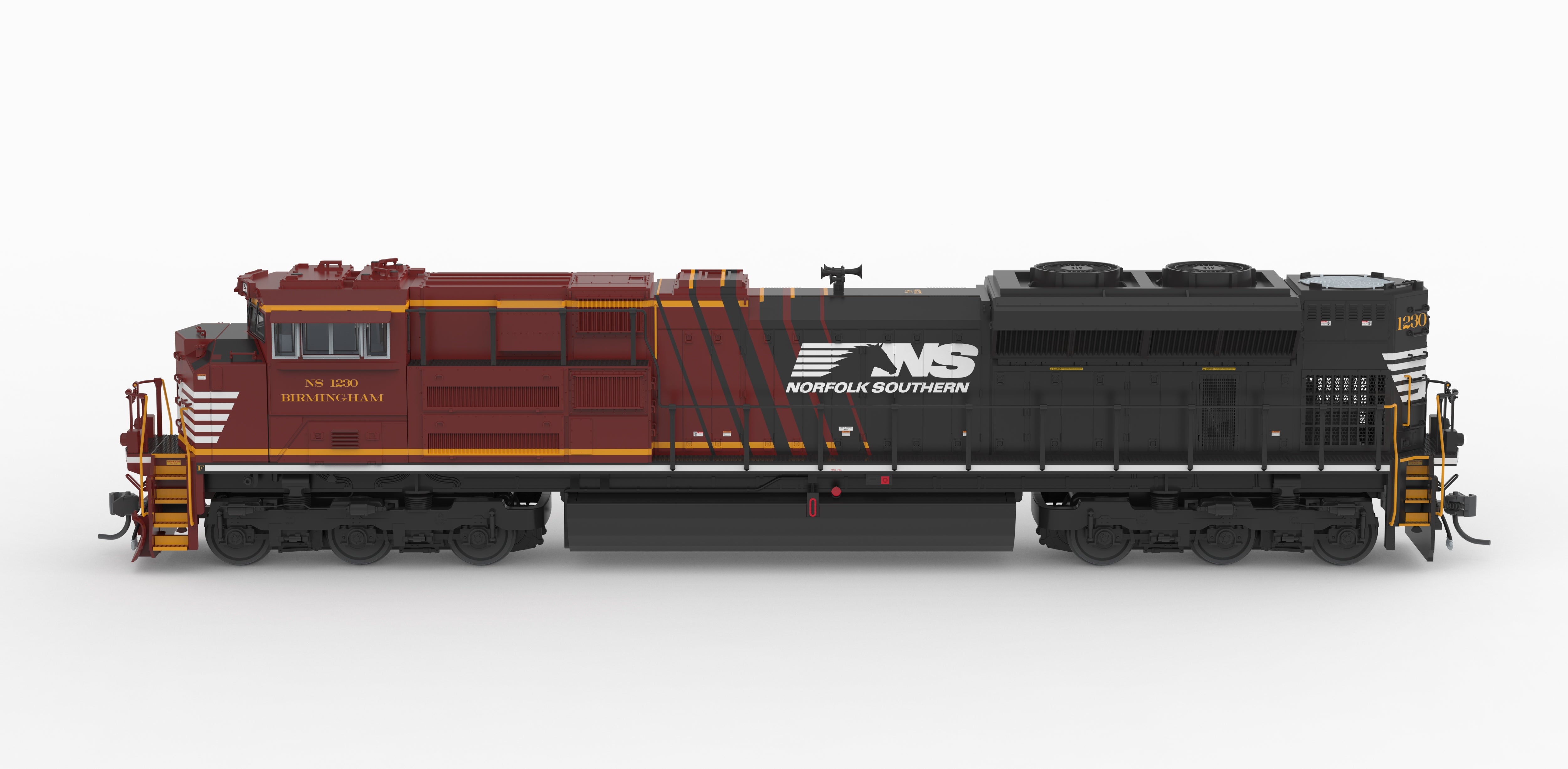 10437 EMD SD70ACe, NS 1230 "Birmingham", Office Car Special, No-Sound / DCC-Ready, HO